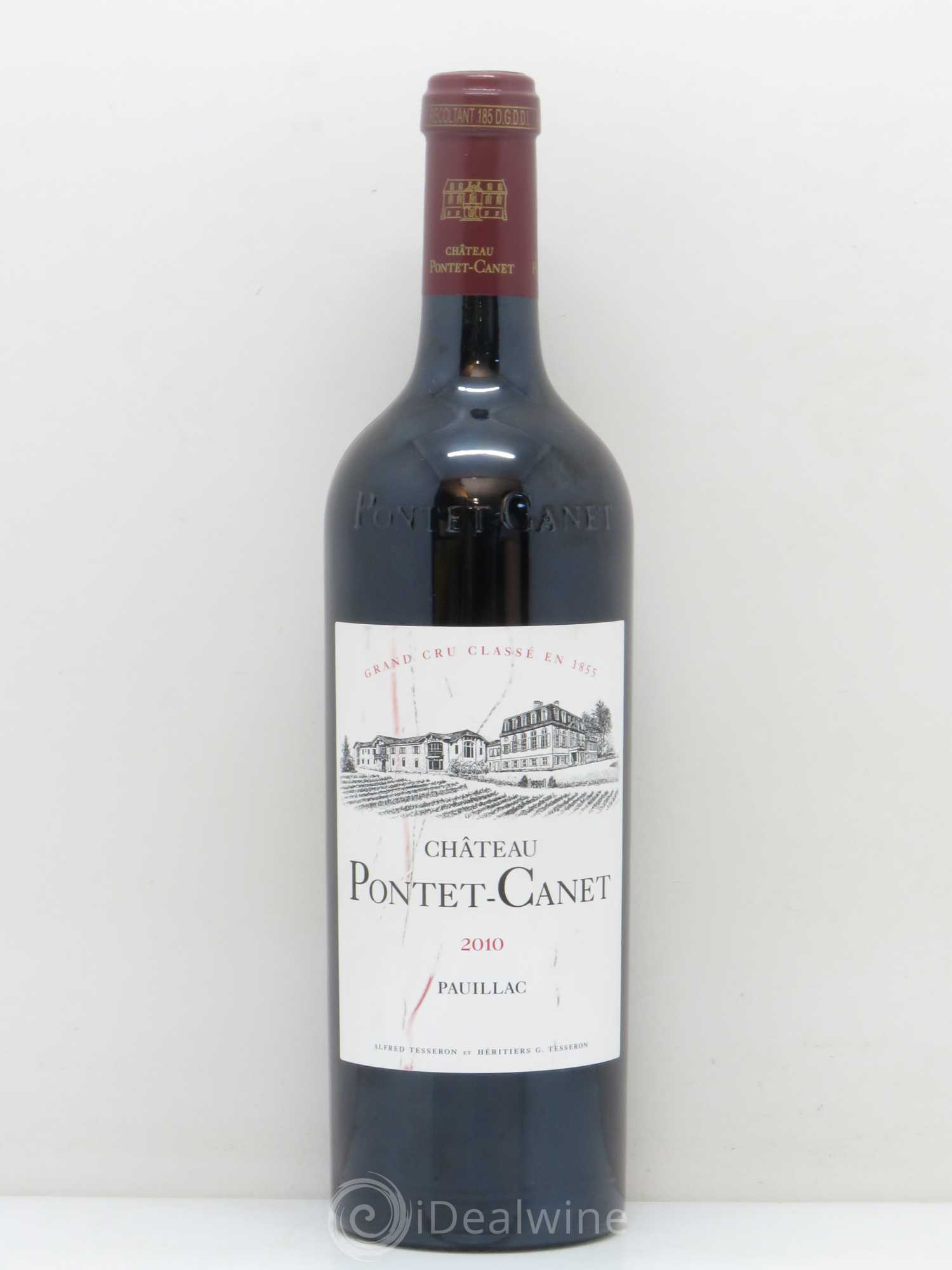 Château Pontet Canet 5ème Grand Cru Classé 2010 - Lot de 1 bouteille - 0