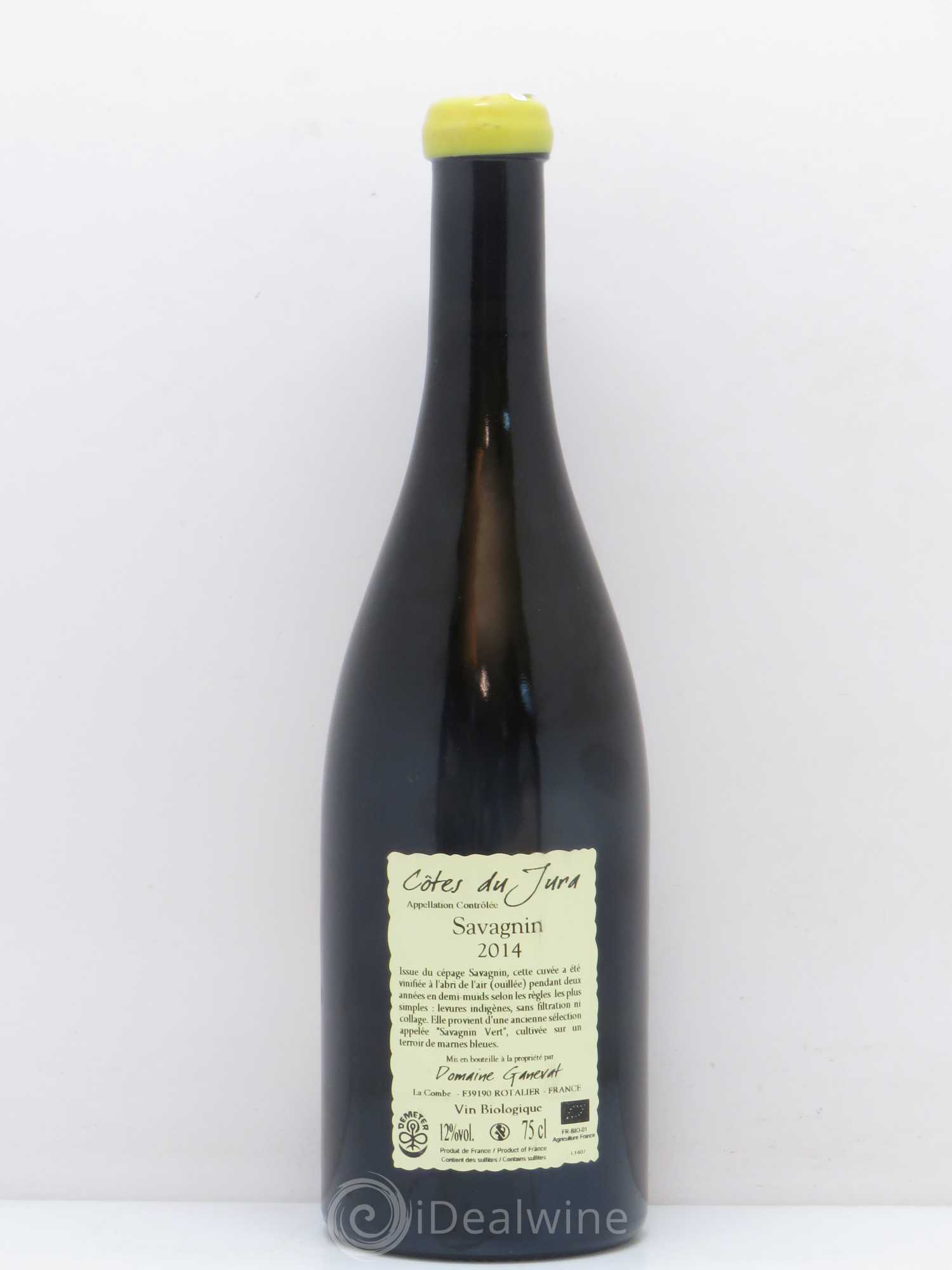 Côtes du Jura Les Chalasses Marnes Bleues Jean-François Ganevat (Domaine) 2014 - Lot de 1 bouteille - 1