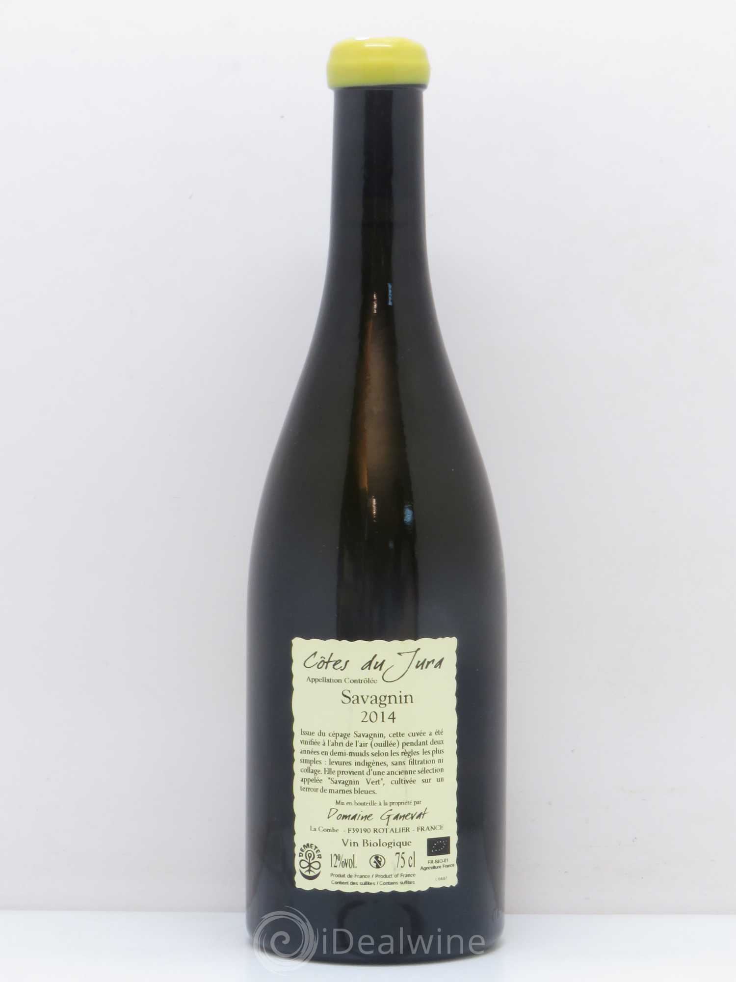 Côtes du Jura Les Chalasses Marnes Bleues Jean-François Ganevat (Domaine) 2014 - Lot de 1 bouteille - 1