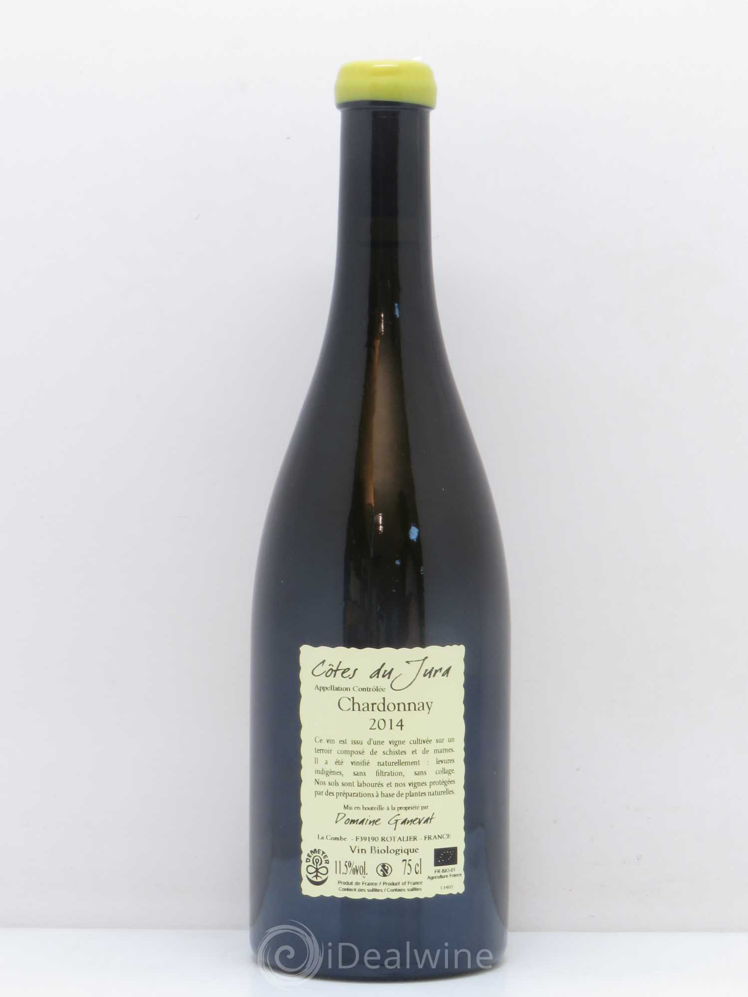 Côtes du Jura Grusse en Billat Jean-François Ganevat (Domaine) 2014 - Lot de 1 bouteille - 1