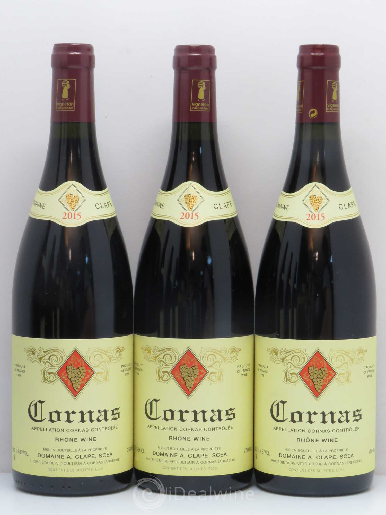 Cornas Auguste Clape 2015 - Lot de 6 bouteilles - 1