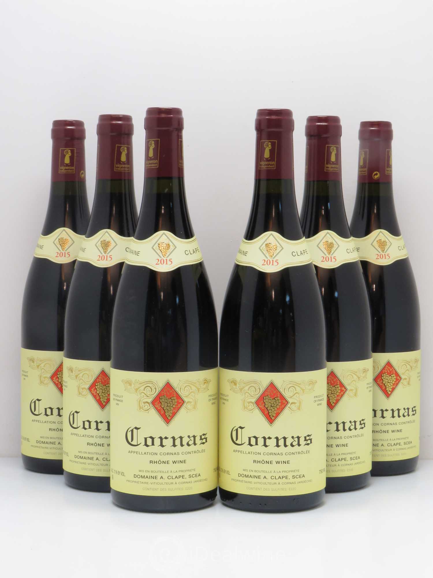 Cornas Auguste Clape 2015 - Lot de 6 bouteilles - 0