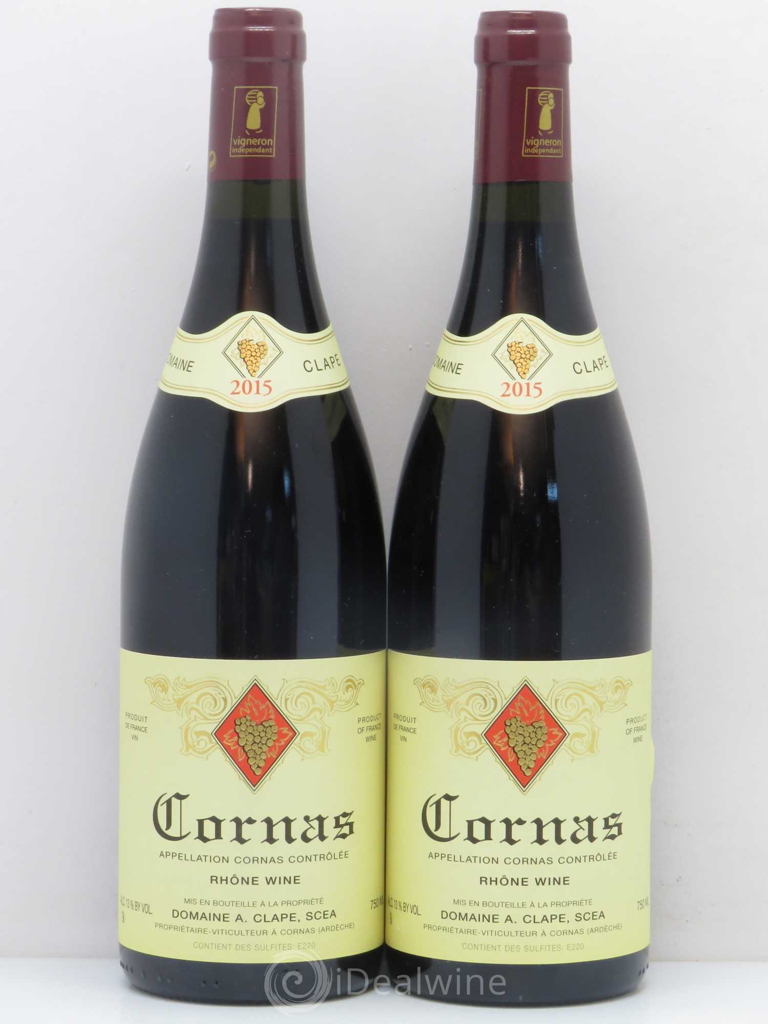 Cornas Auguste Clape 2015 - Lot de 2 bouteilles - 0