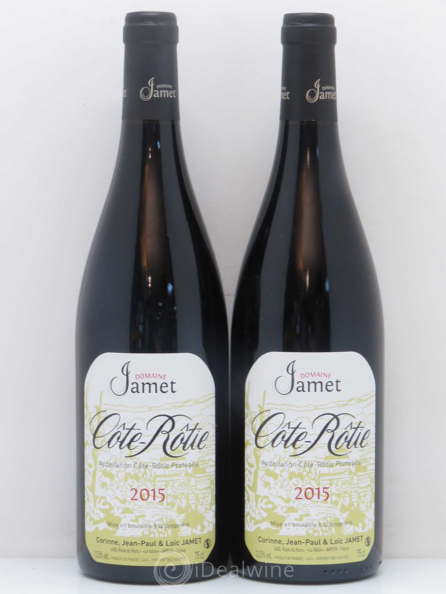Côte-Rôtie Jamet (Domaine) 2015 - Lot de 2 bouteilles - 0