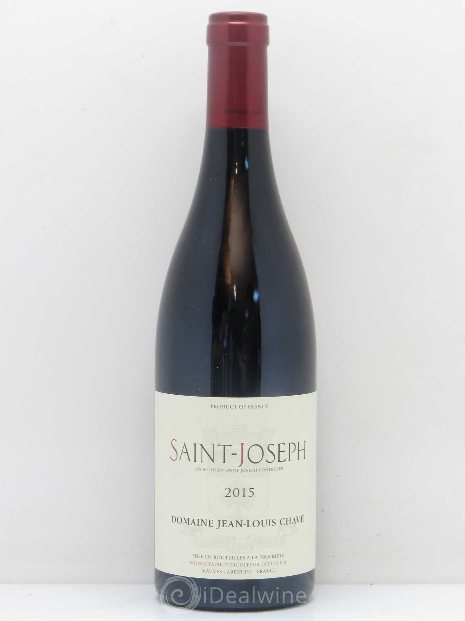 Saint-Joseph Jean-Louis Chave 2015 - Lot de 1 bouteille - 0