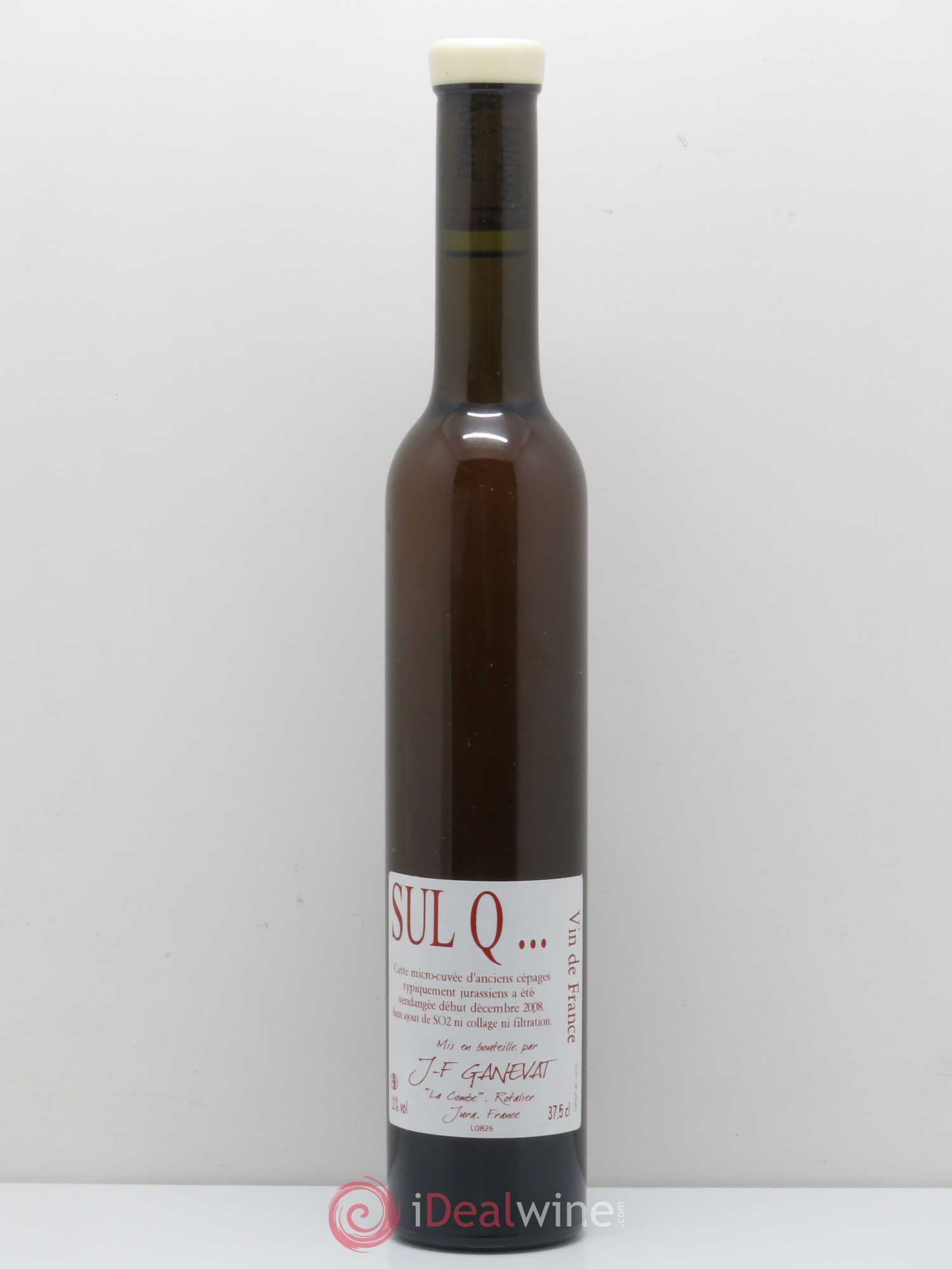 Vin de France Sul Q Anne et Jean François Ganevat 2008 - Lotto di 1 mezza bottiglia - 0