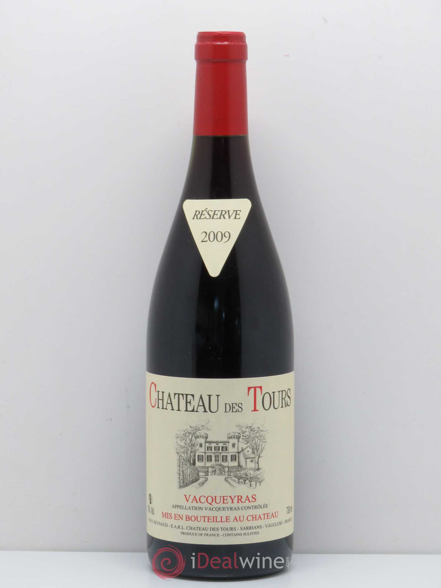 Vacqueyras Château des Tours Emmanuel Reynaud 2009 - Lot de 1 bouteille - 0