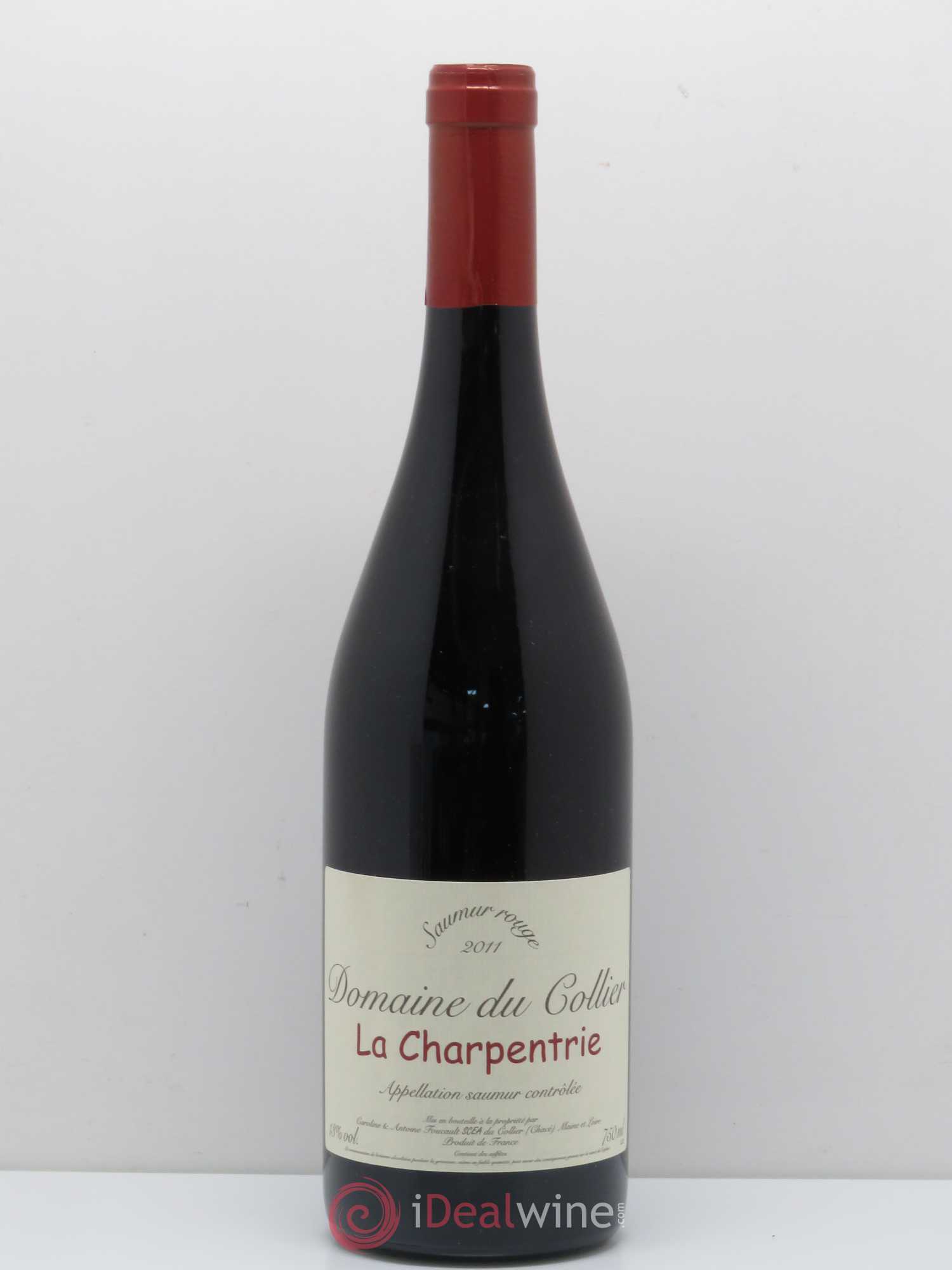 Saumur La Charpentrie Domaine du Collier 2011 - Lot de 1 bouteille - 0