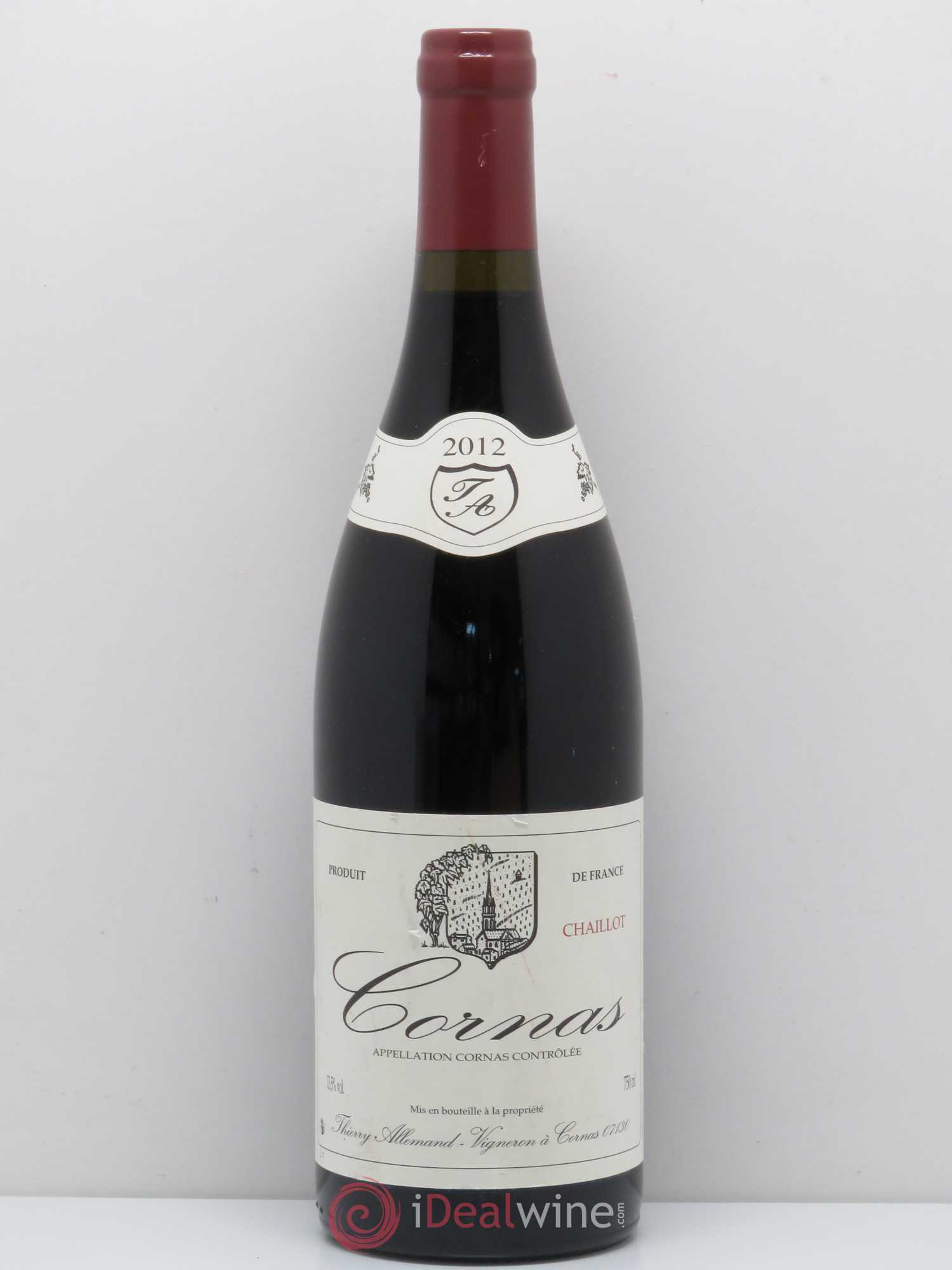 Cornas Chaillot Thierry Allemand 2012 - Lot de 1 bouteille - 0