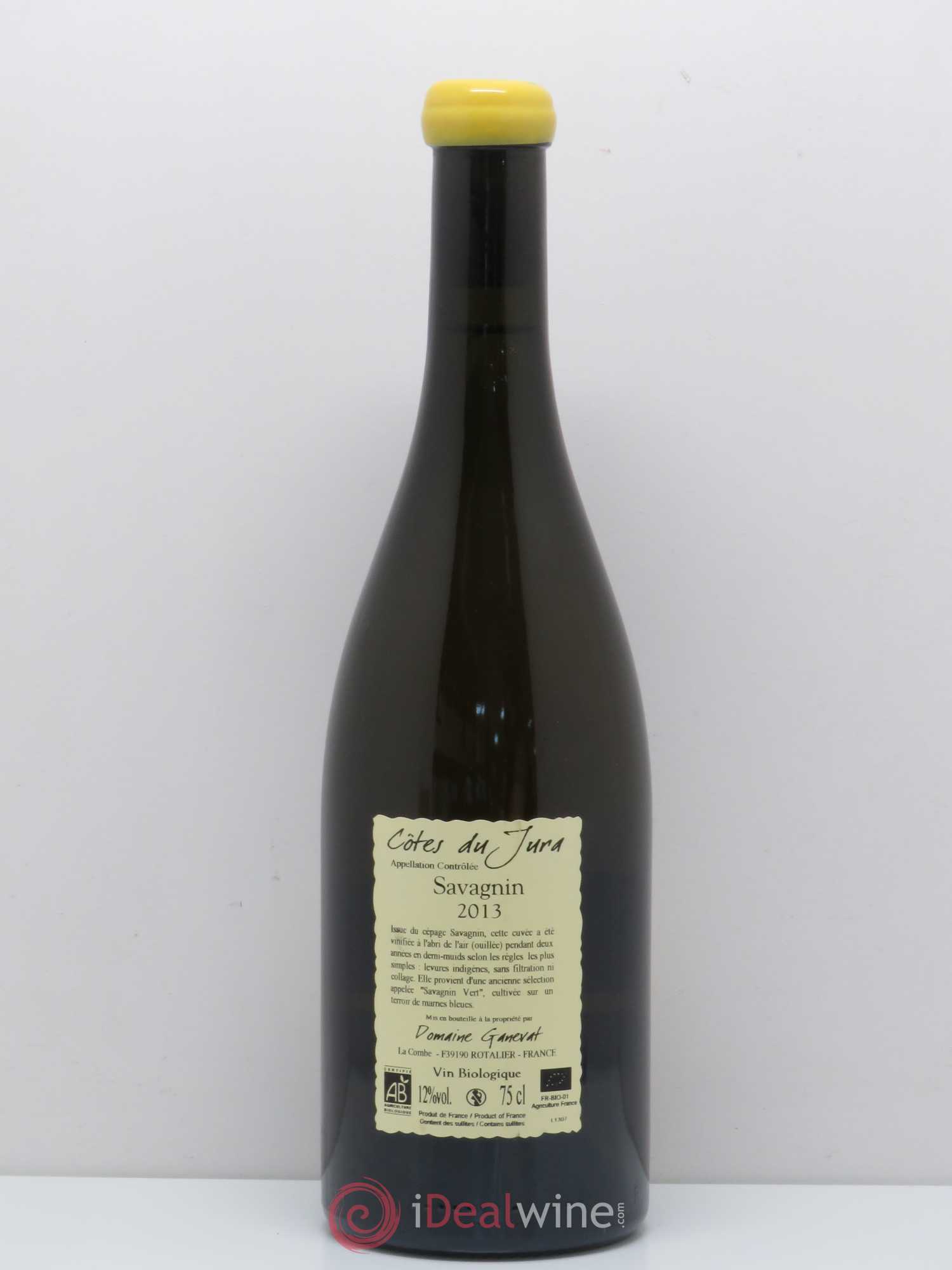 Côtes du Jura Les Chalasses Marnes Bleues Jean-François Ganevat (Domaine) 2013 - Lot de 1 bouteille - 1