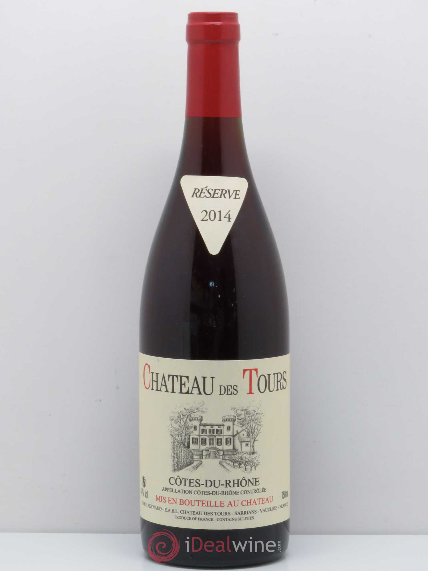Côtes-du-Rhône Château des Tours Emmanuel Reynaud 2014 - Lot de 1 bouteille - 0