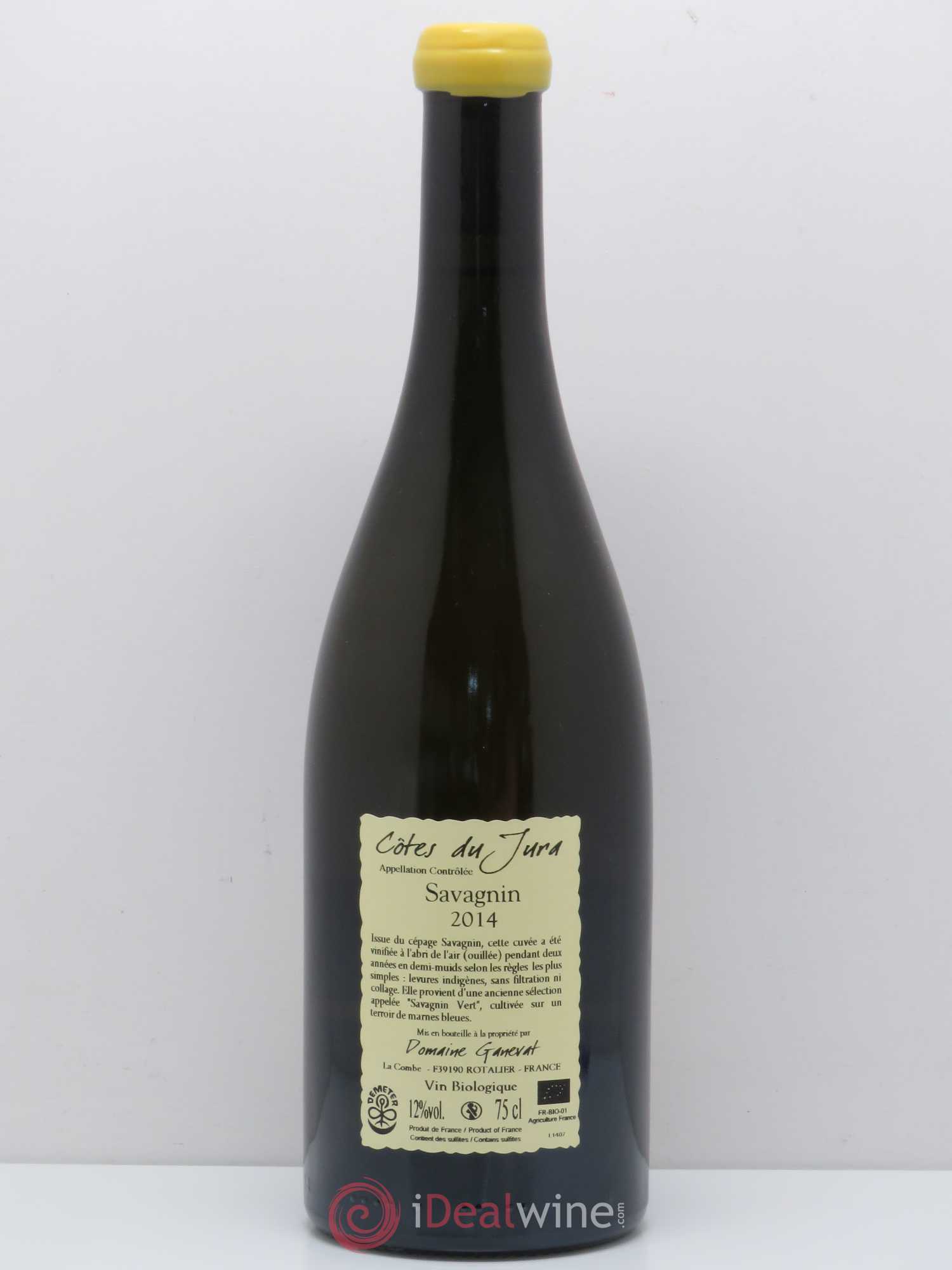 Côtes du Jura Les Chalasses Marnes Bleues Jean-François Ganevat (Domaine) 2014 - Lot de 1 bouteille - 1