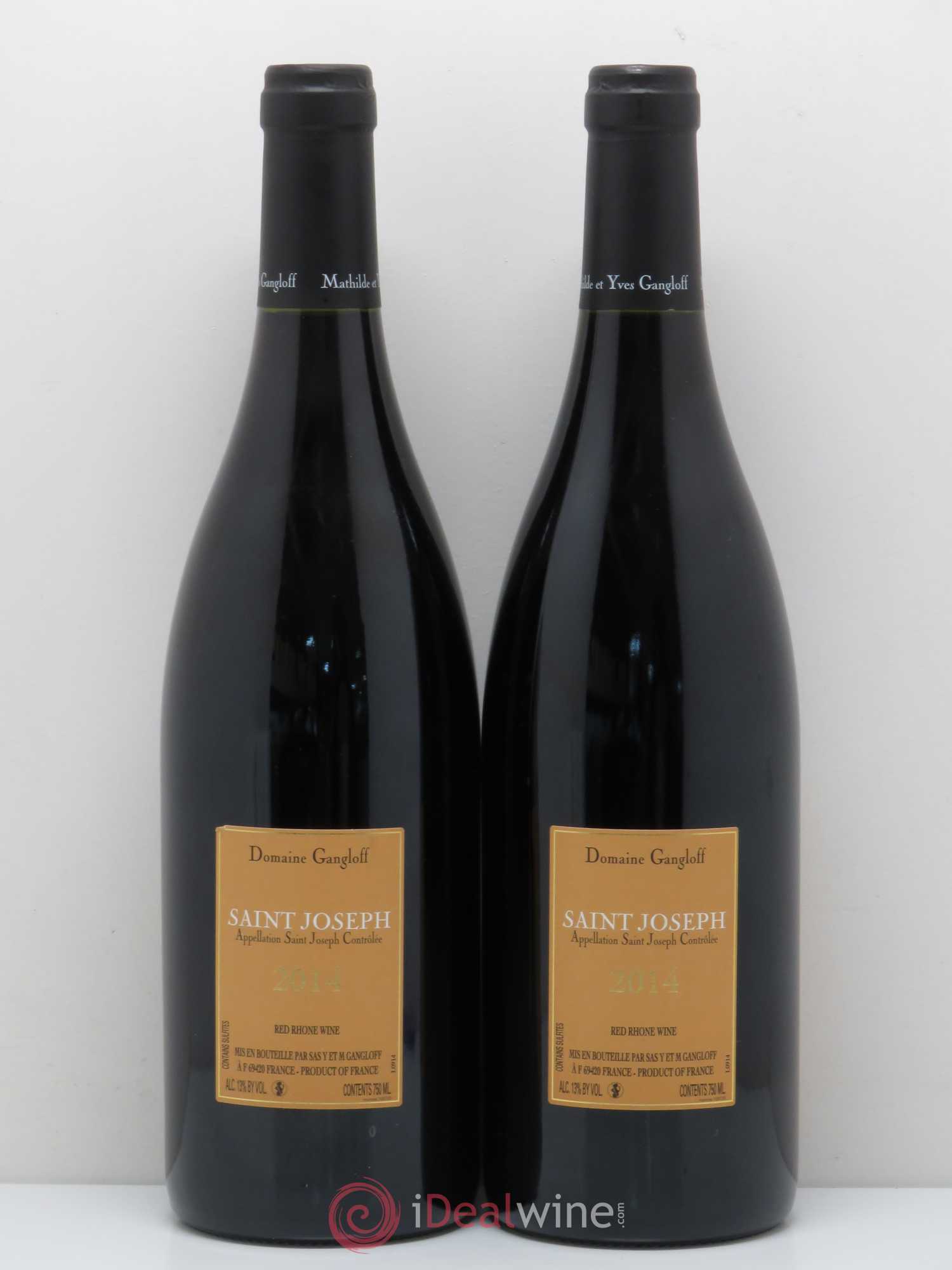 Saint-Joseph Gangloff (Domaine) 2014 - Lot de 2 bouteilles - 1