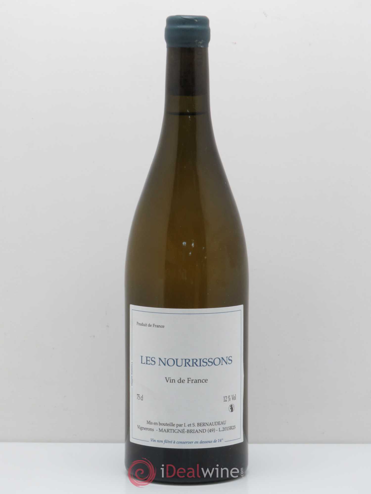 Vin de France Les Nourrissons Stéphane Bernaudeau 2015 - Lot de 1 bouteille - 0