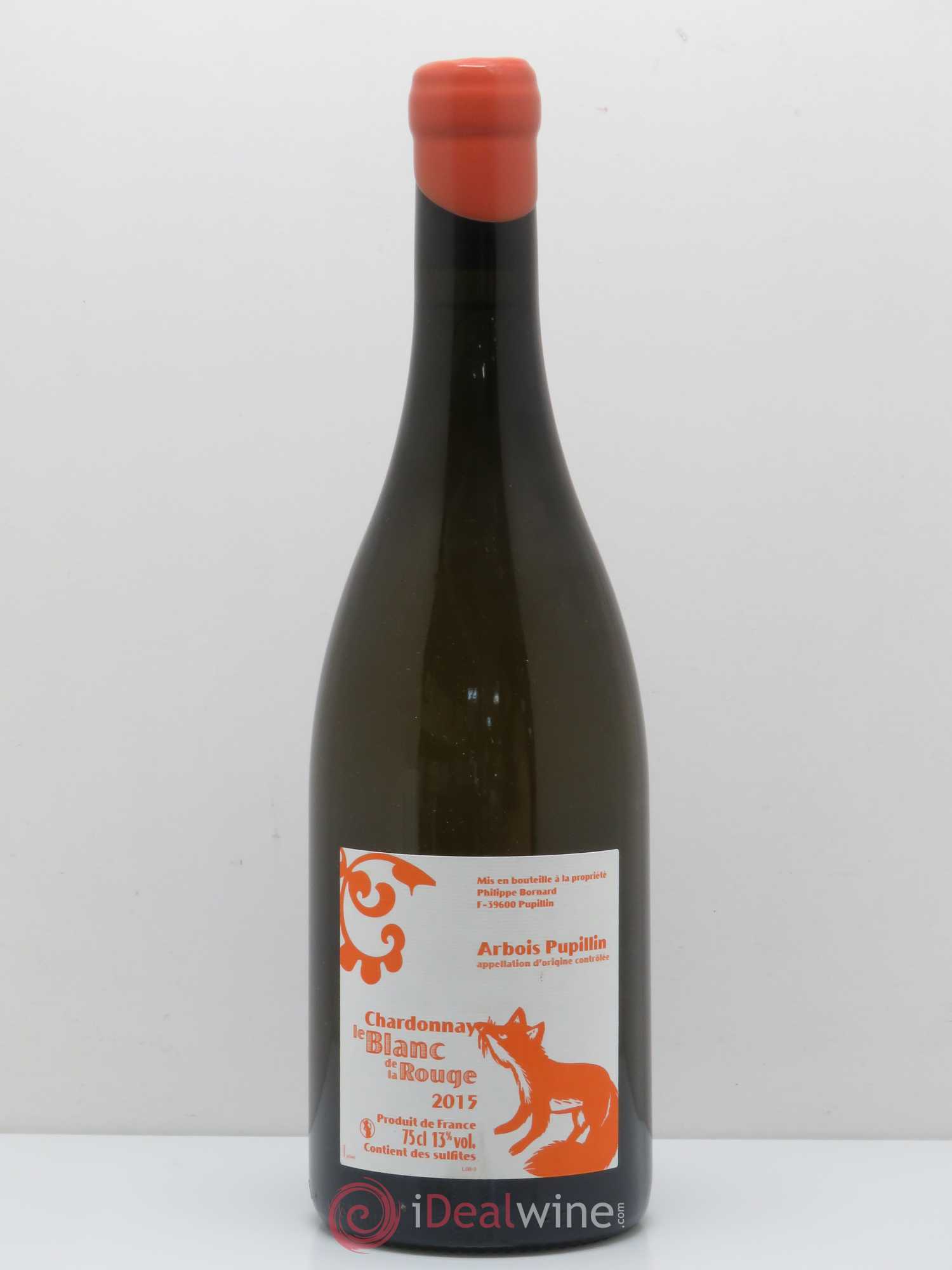 Arbois Chardonnay Le blanc dans le rouge Bornard 2015 - Posten von 1 Flasche - 0