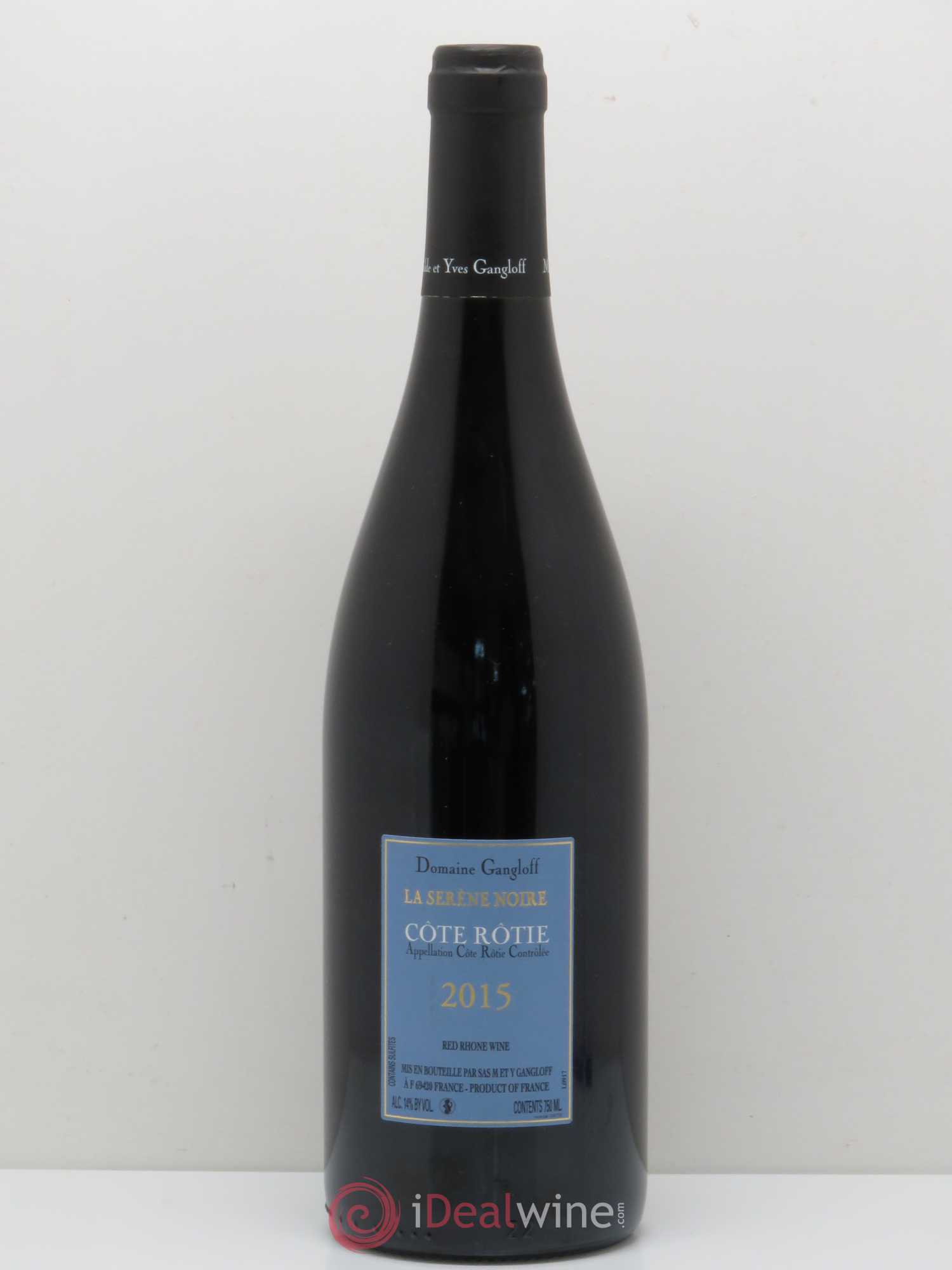 Côte-Rôtie La Sereine Noire Gangloff (Domaine) 2015 - Lot de 1 bouteille - 1