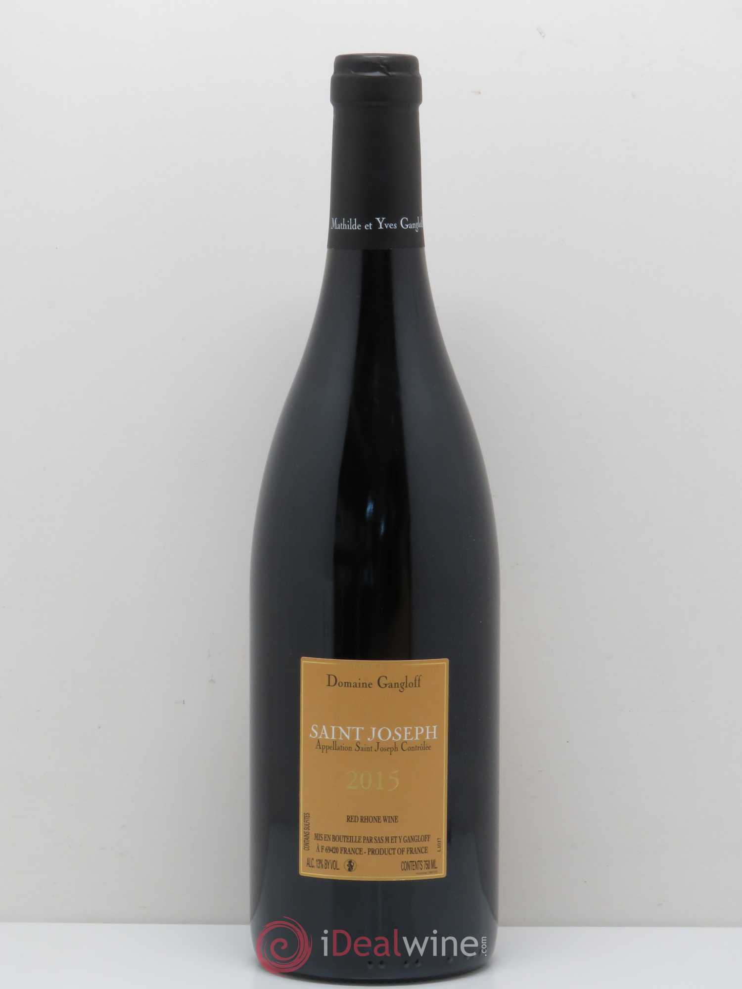 Saint-Joseph Gangloff (Domaine) 2015 - Lot de 1 bouteille - 1