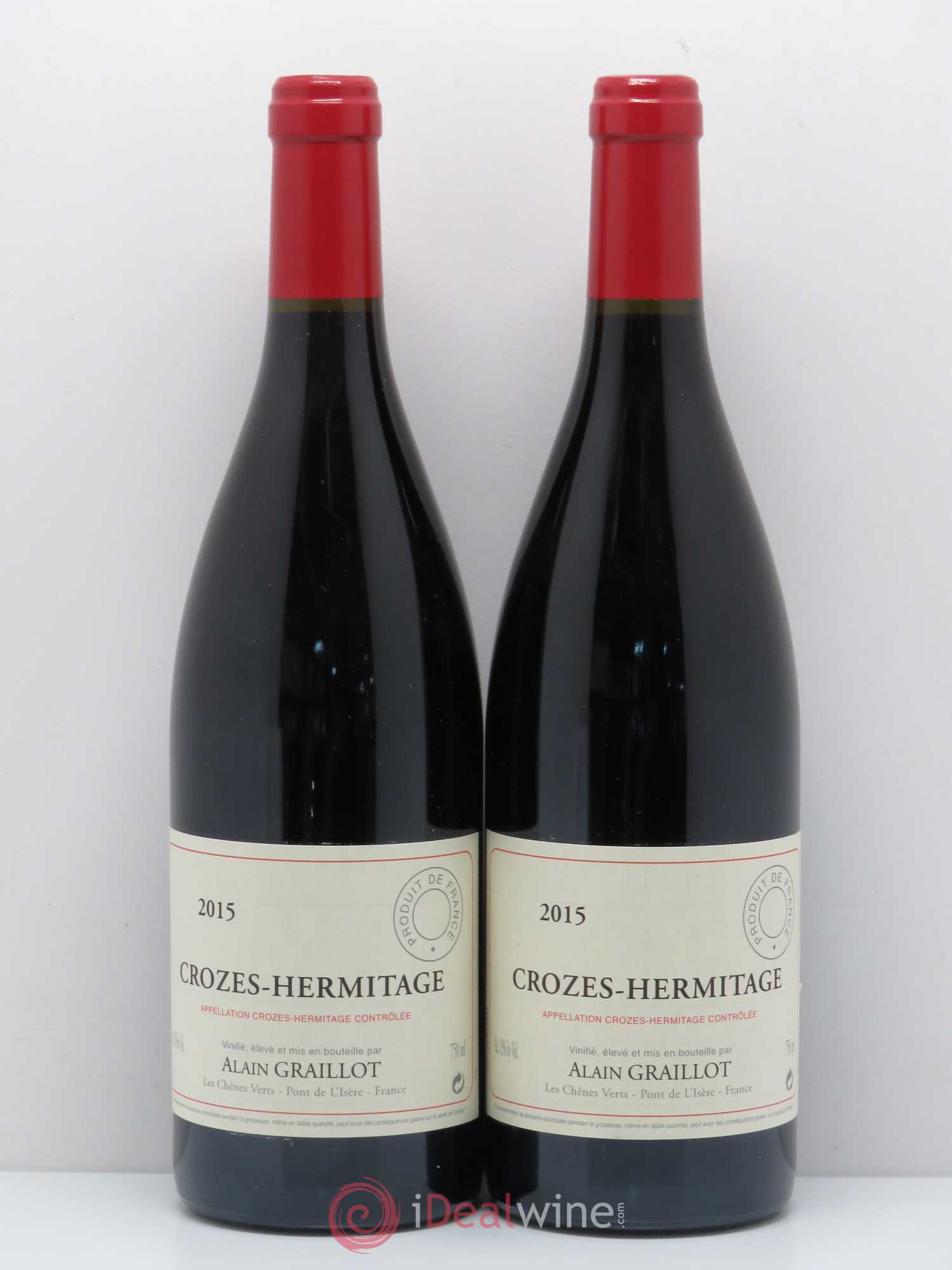 Crozes-Hermitage Domaine Graillot 2015 - Lot de 2 bouteilles - 0