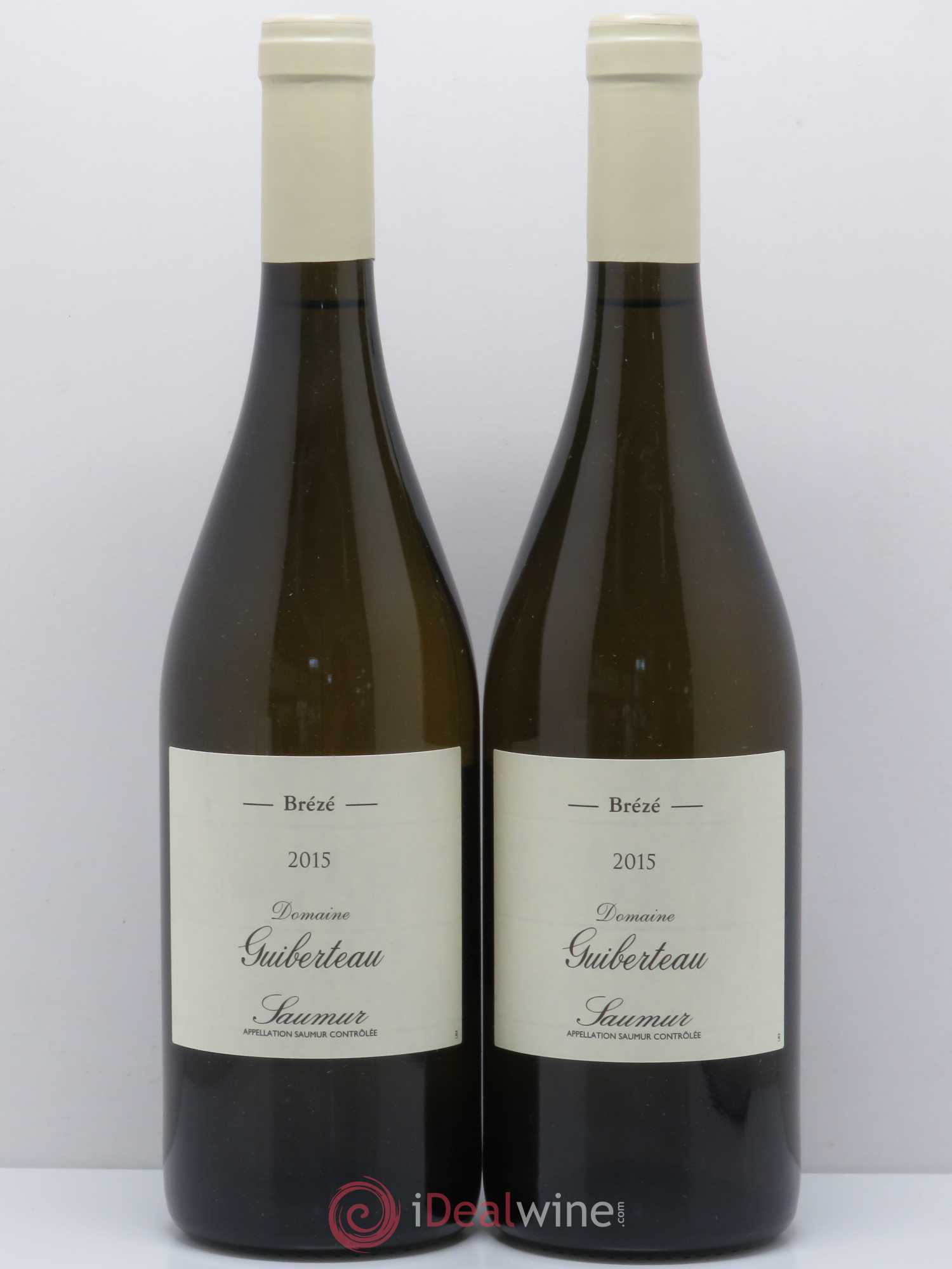 Saumur Brézé Domaine Guiberteau 2015 - Lot de 2 bouteilles - 0