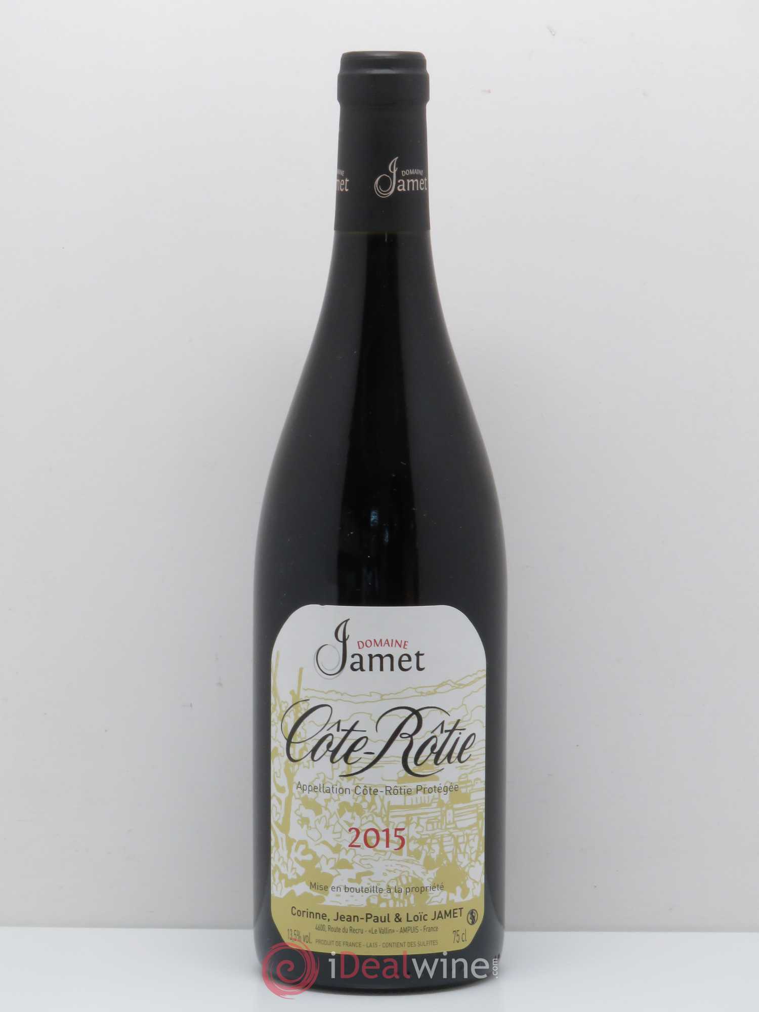 Côte-Rôtie Jamet (Domaine) 2015 - Lot de 1 bouteille - 0