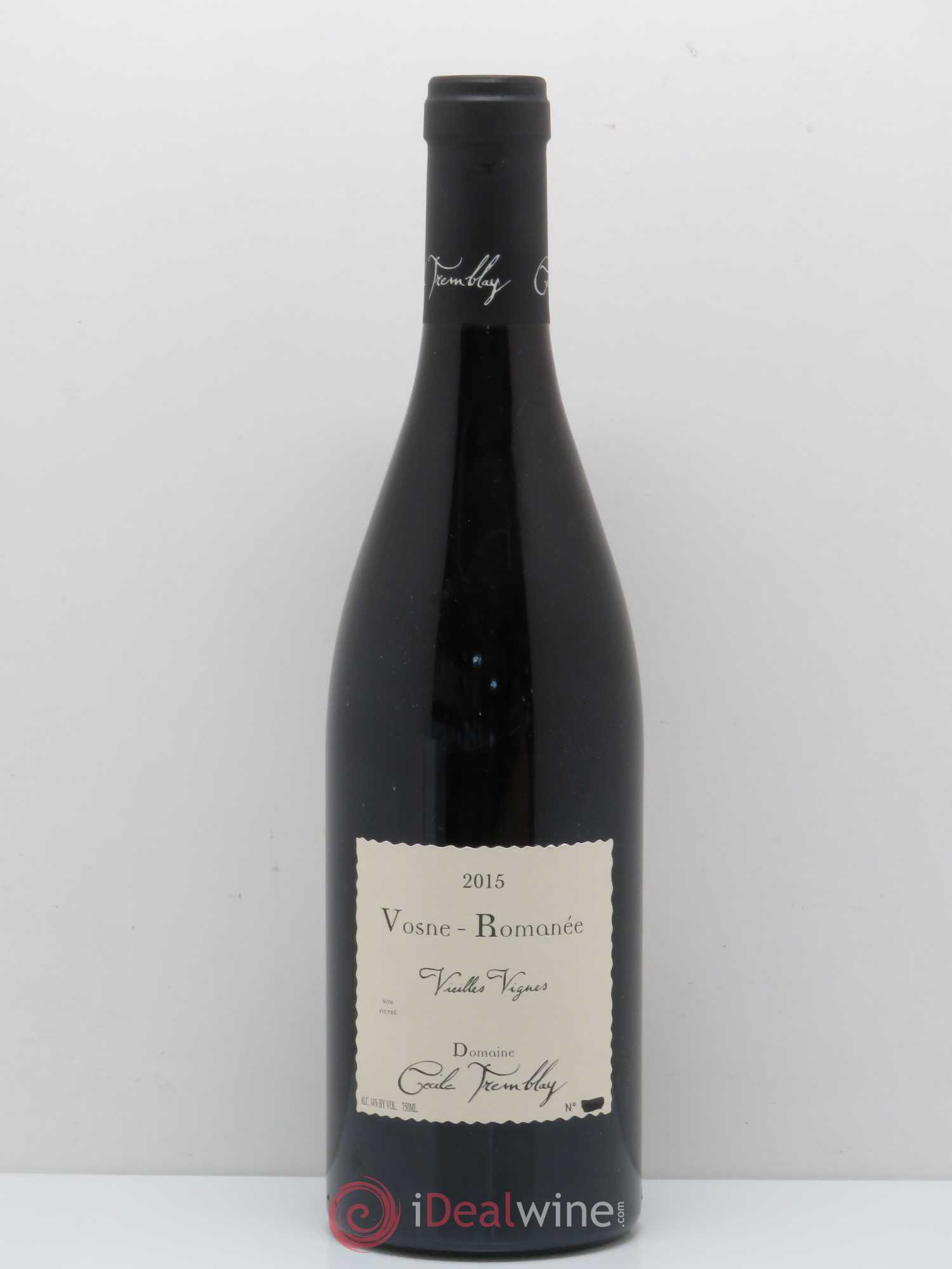 Vosne-Romanée Vieilles Vignes Cécile Tremblay 2015 - Lot de 1 bouteille - 0