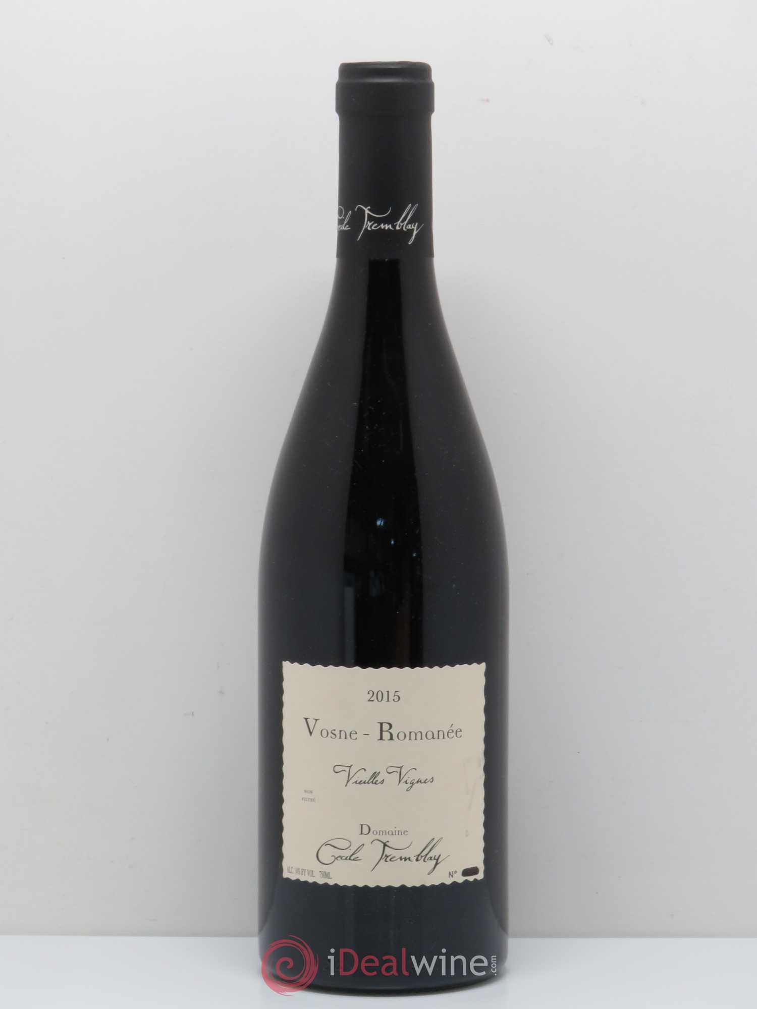 Vosne-Romanée Vieilles Vignes Cécile Tremblay 2015 - Lot de 1 bouteille - 0