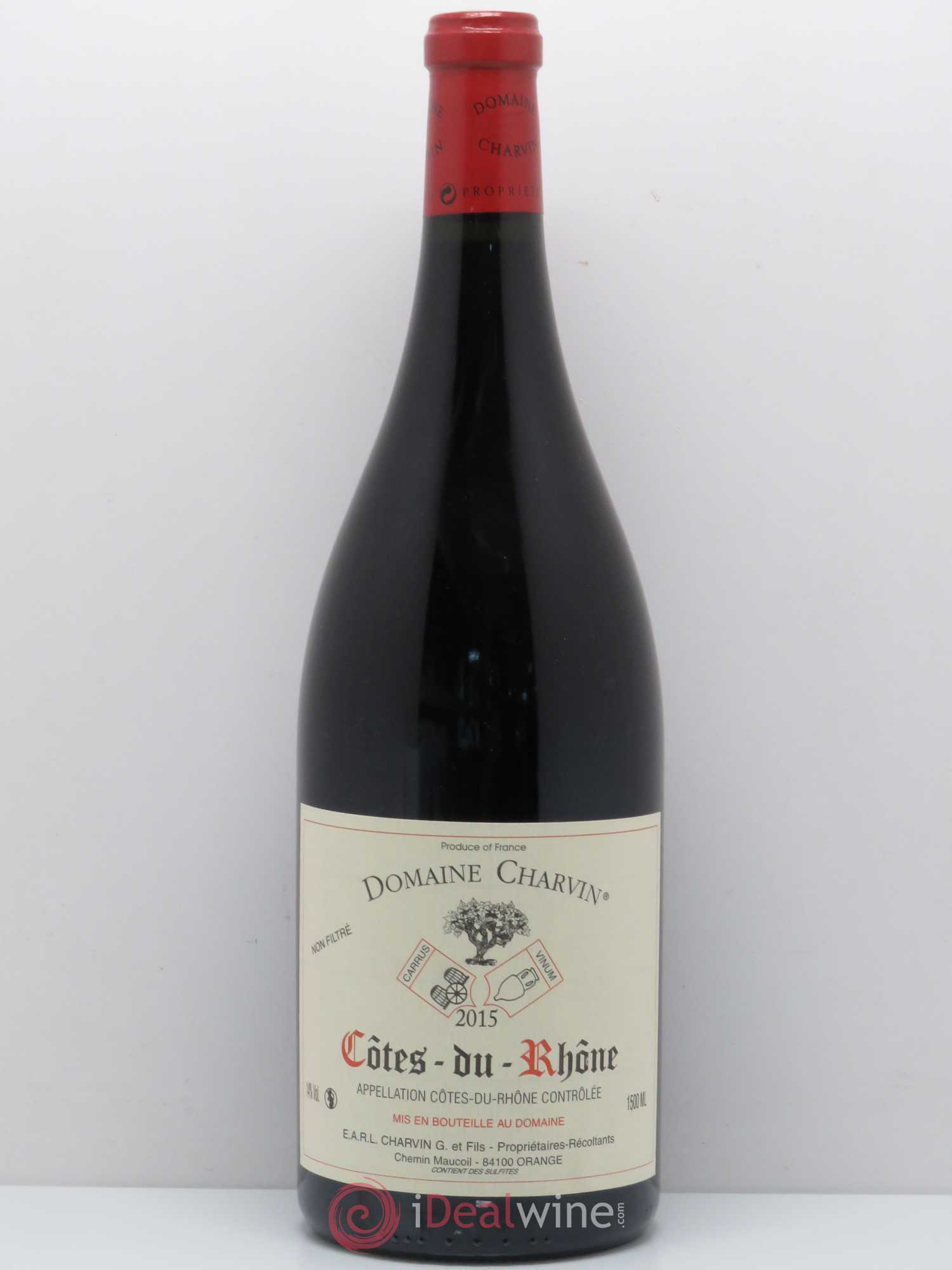 Côtes-du-Rhône Charvin (Domaine) 2015 - Lot de 1 magnum - 0