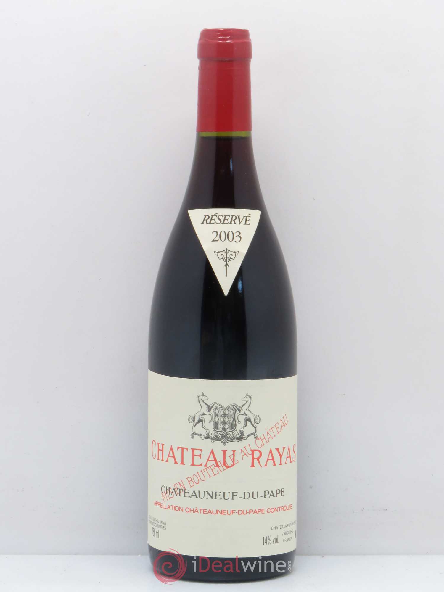 Châteauneuf-du-Pape Château Rayas Emmanuel Reynaud 2003 - Lot de 1 bouteille - 0