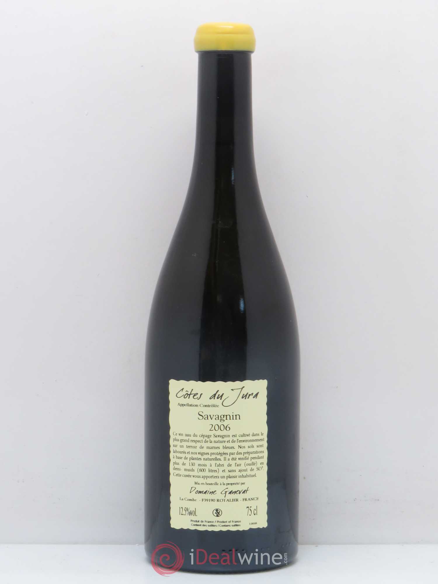 Côtes du Jura Les Vignes de mon Père Jean-François Ganevat (Domaine) 2006 - Lot de 1 bouteille - 1
