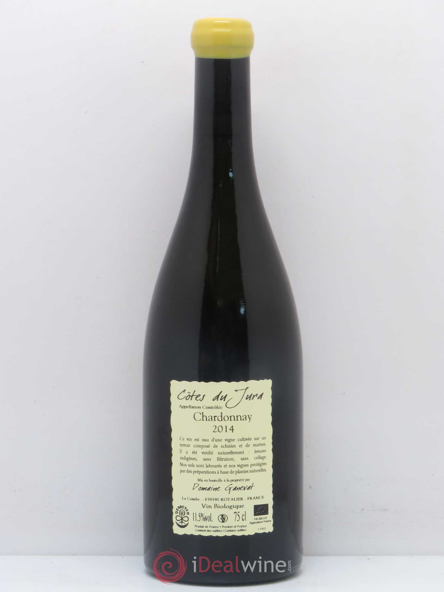 Côtes du Jura Grusse en Billat Jean-François Ganevat (Domaine) 2014 - Lot de 1 bouteille - 1