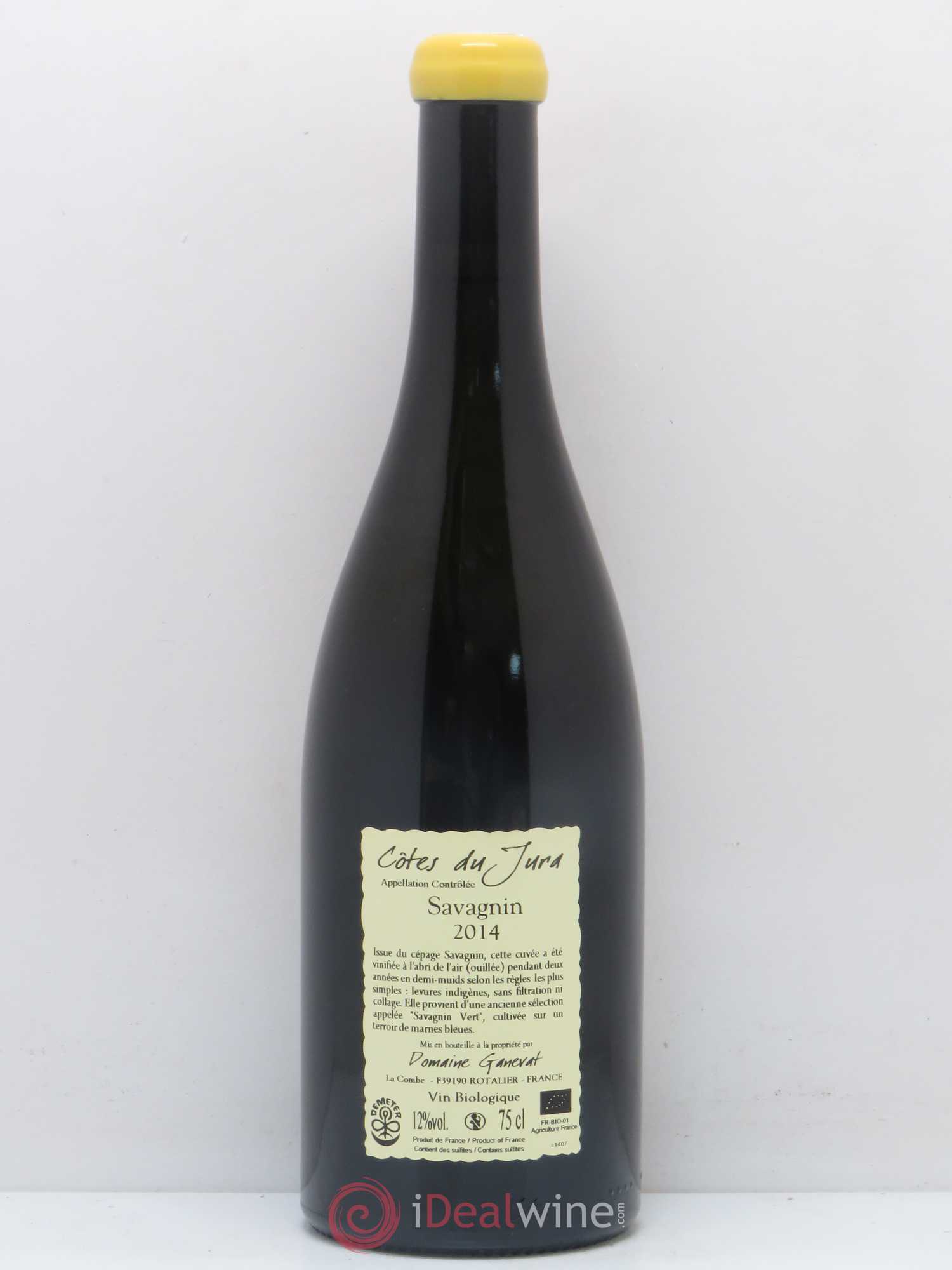 Côtes du Jura Les Chalasses Marnes Bleues Jean-François Ganevat (Domaine) 2014 - Lot de 1 bouteille - 1