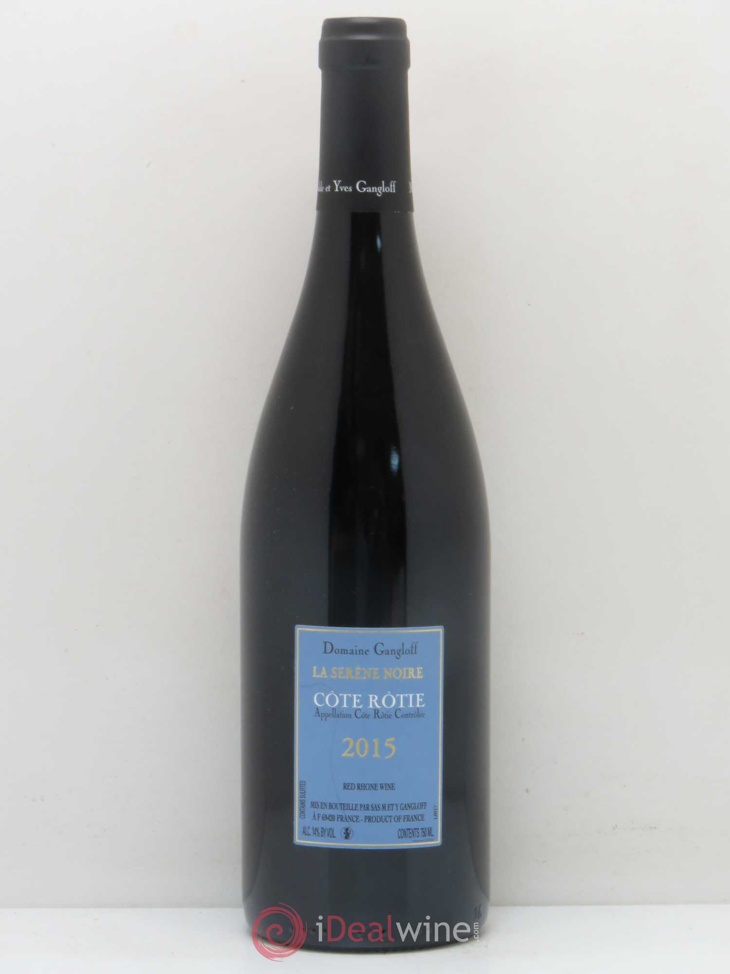 Côte-Rôtie La Sereine Noire Gangloff (Domaine) 2015 - Lot de 1 bouteille - 1