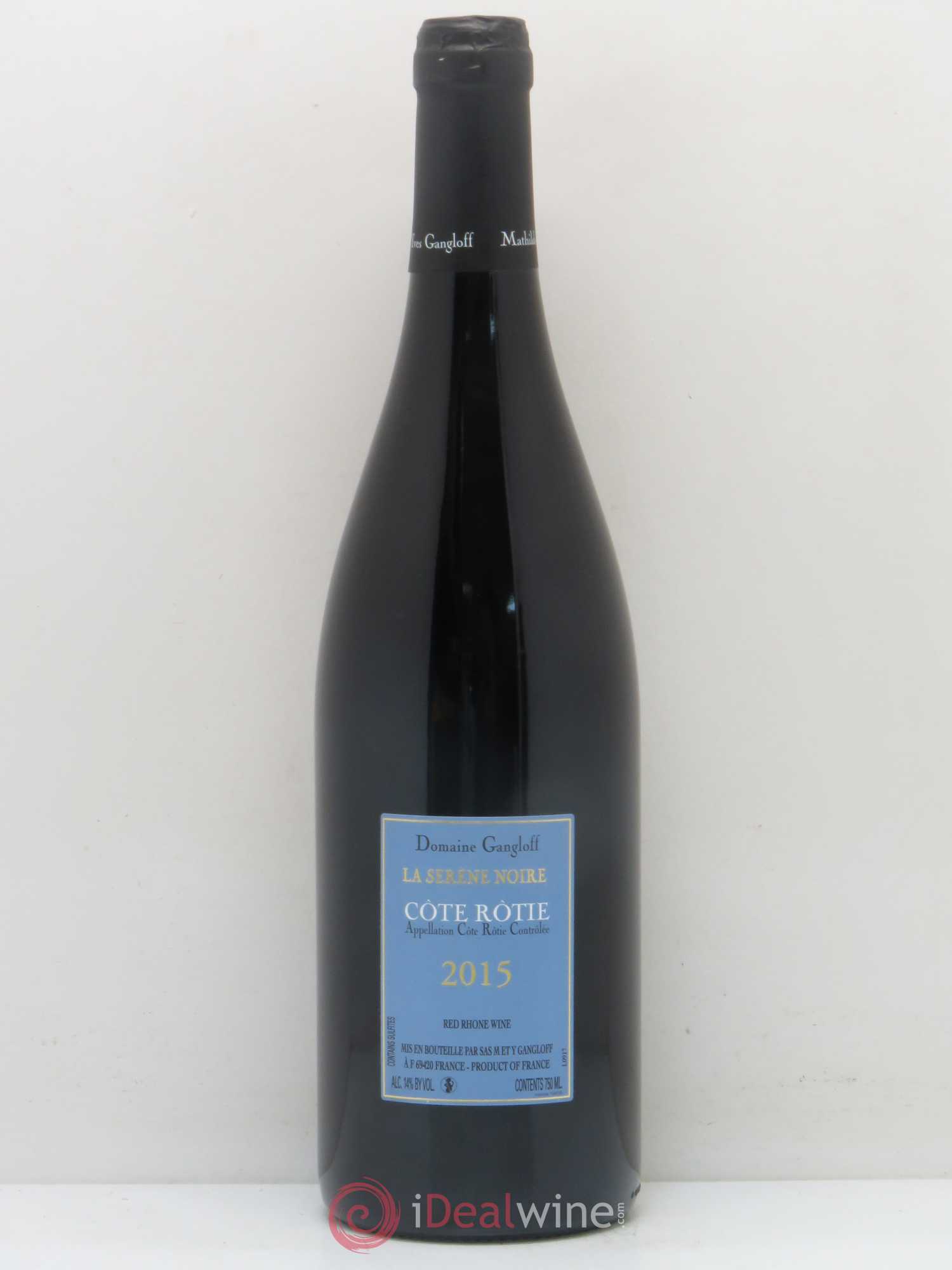 Côte-Rôtie La Sereine Noire Gangloff (Domaine) 2015 - Lot de 1 bouteille - 1