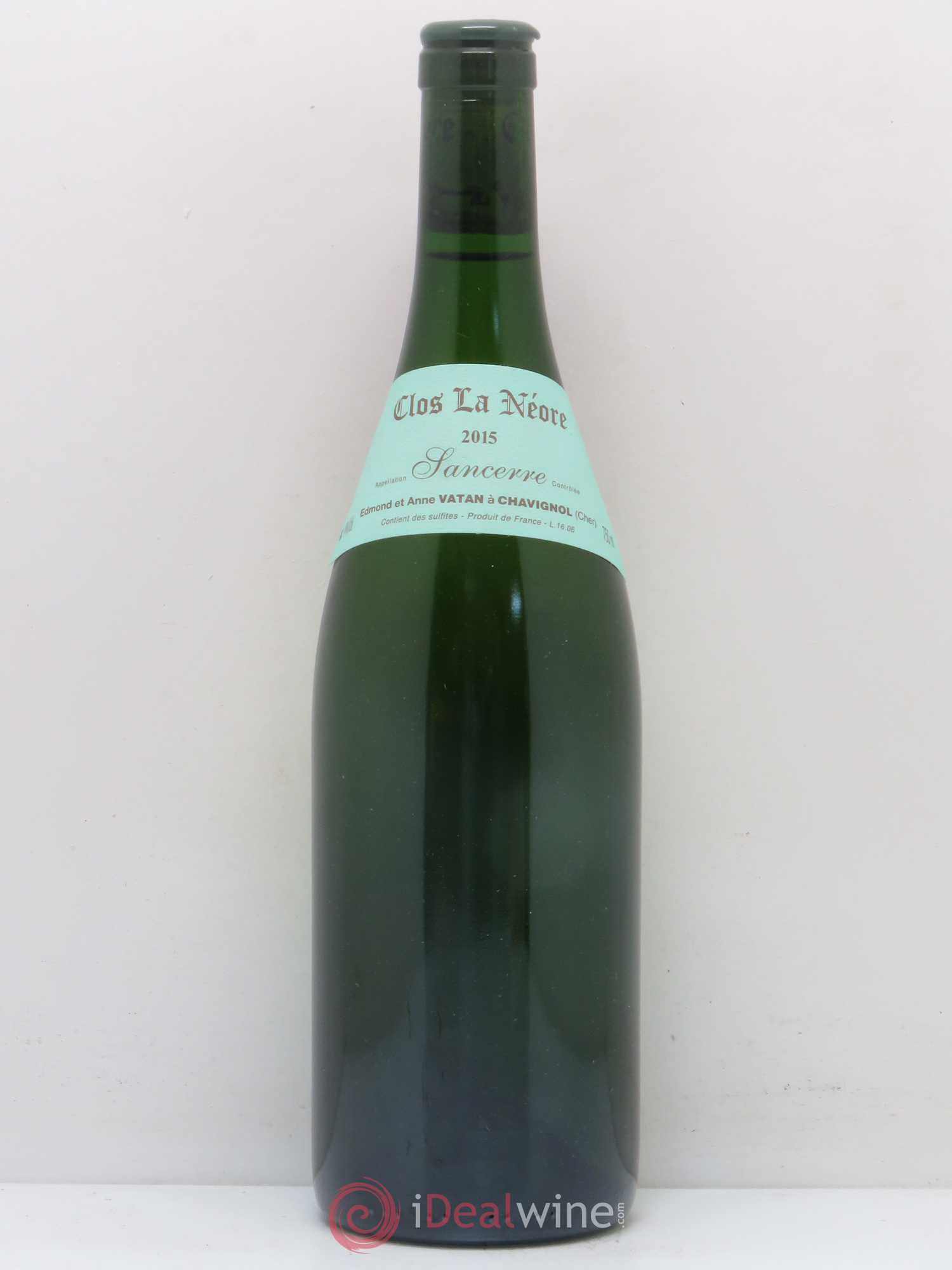 Sancerre Clos la Neore Edmond Vatan 2015 - Lot de 1 bouteille - 0