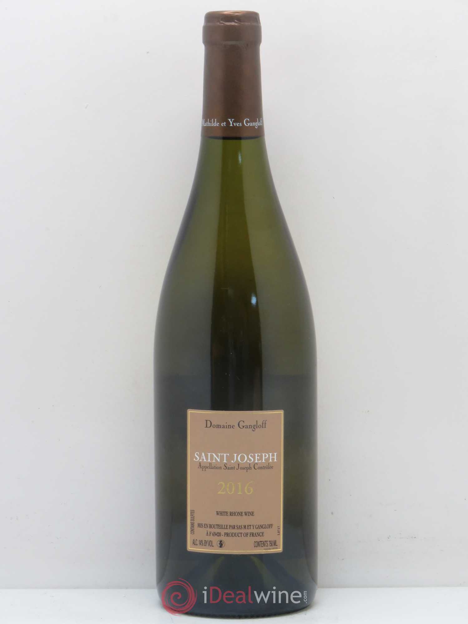 Saint-Joseph Gangloff (Domaine) 2016 - Lot de 1 bouteille - 1