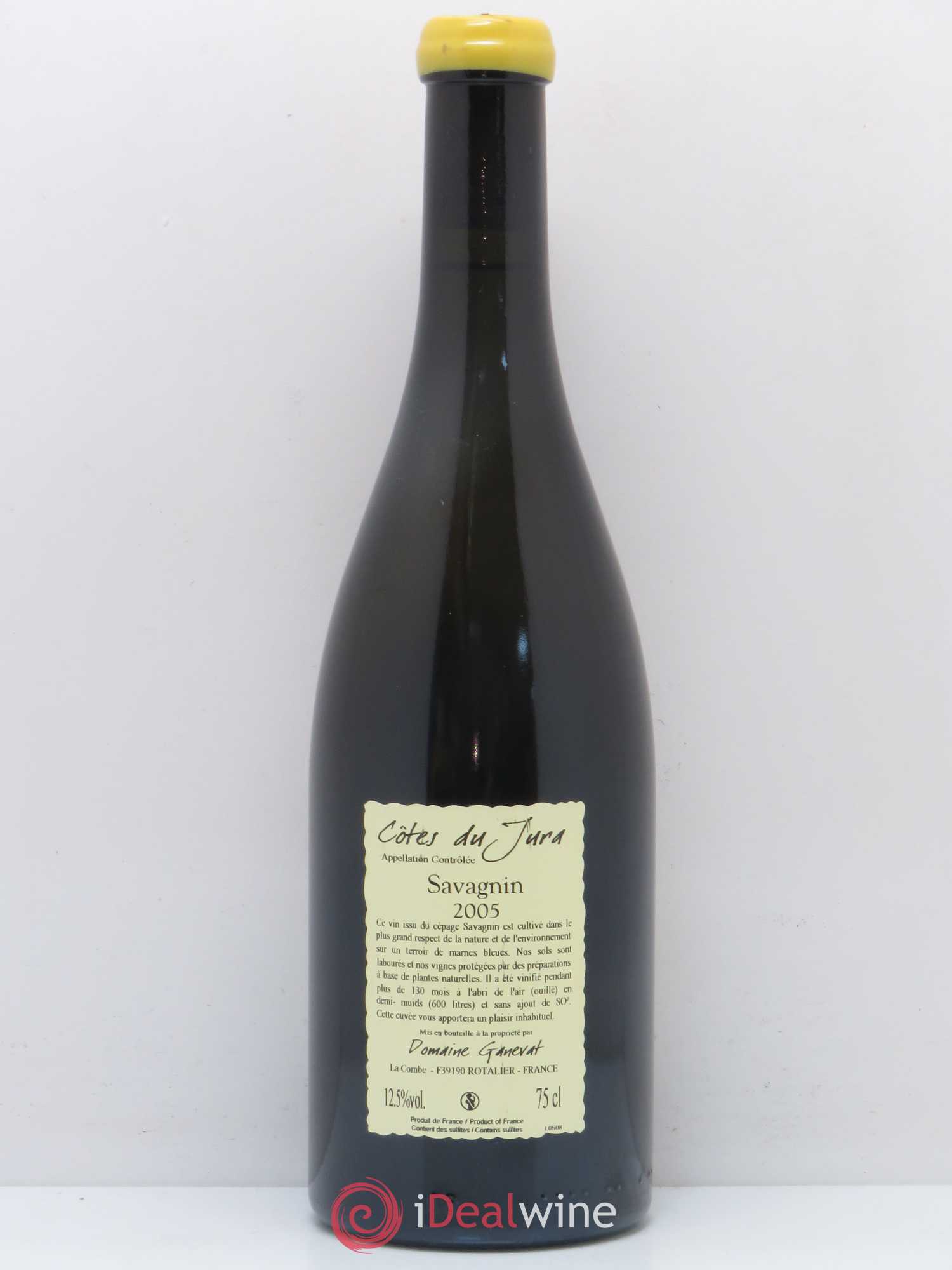 Côtes du Jura Les Vignes de mon Père Jean-François Ganevat (Domaine) 2005 - Lot de 1 bouteille - 1