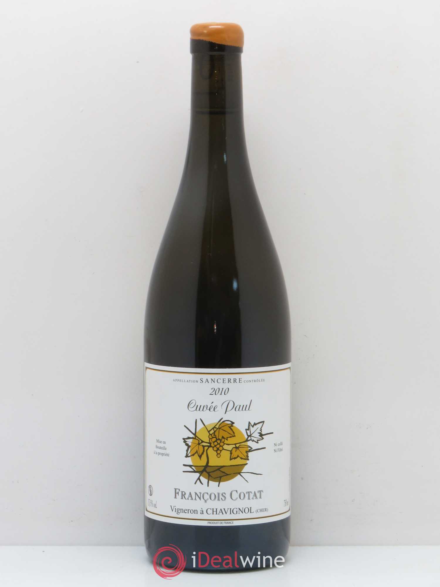 Sancerre Cuvée Paul François Cotat 2010 - Lot de 1 bouteille - 0