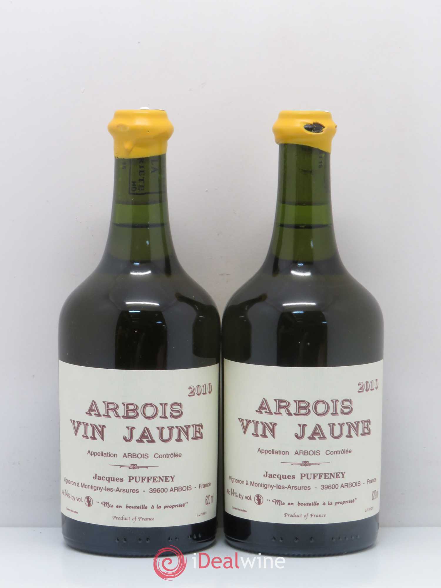 Arbois Vin Jaune Puffeney 2010 - Lot de 2 bouteilles - 0