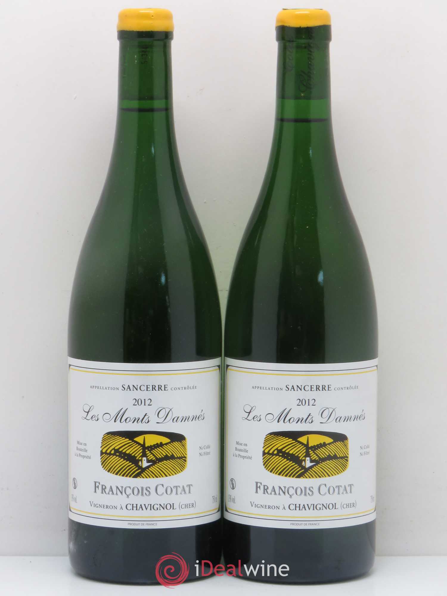 Sancerre Les Monts Damnés François Cotat 2012 - Lot de 2 bouteilles - 0