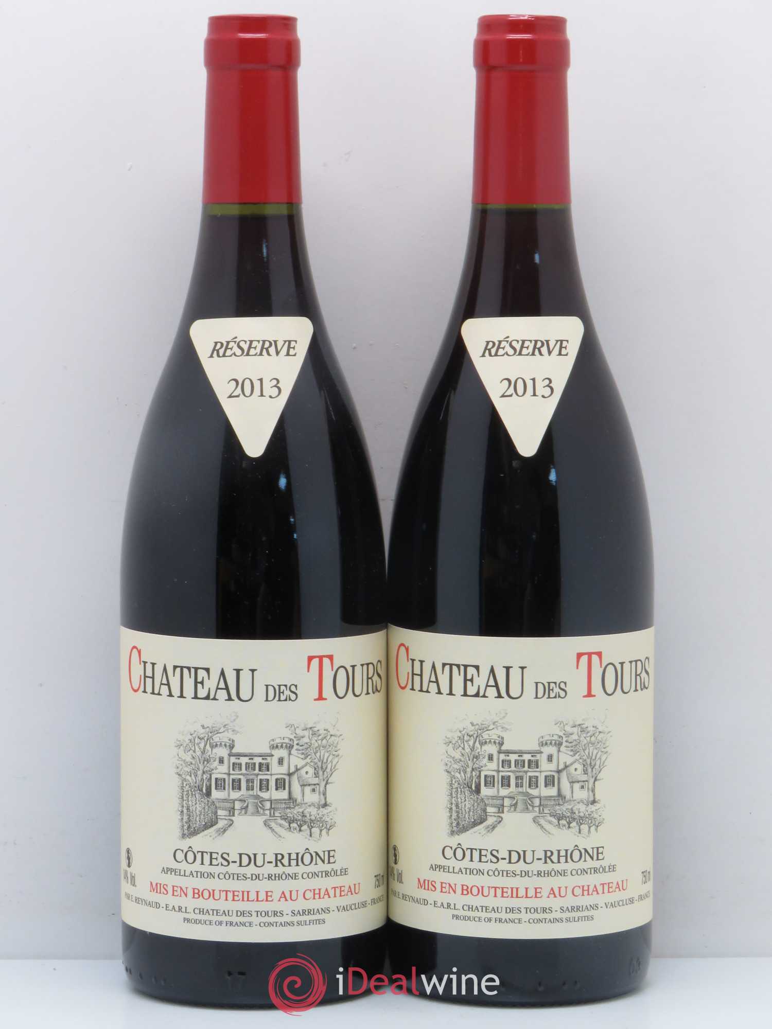Côtes-du-Rhône Château des Tours Emmanuel Reynaud 2013 - Lot de 2 bouteilles - 0