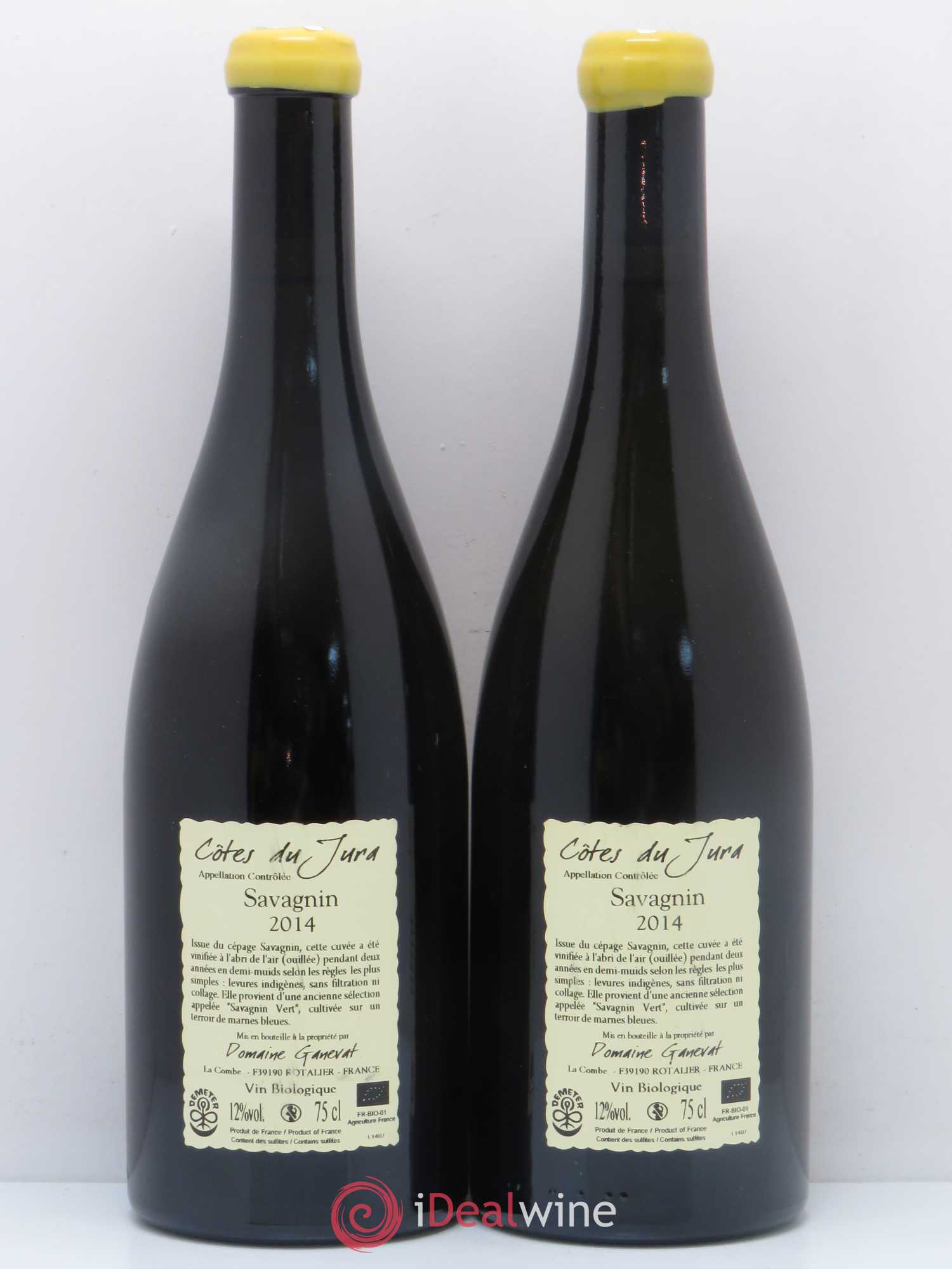 Côtes du Jura Les Chalasses Marnes Bleues Jean-François Ganevat (Domaine) 2014 - Lot de 2 bouteilles - 1
