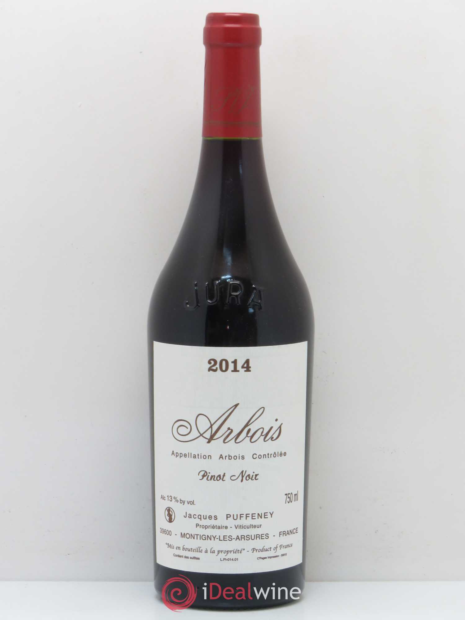 Arbois Pinot Noir Puffeney 2014 - Posten von 1 Flasche - 0
