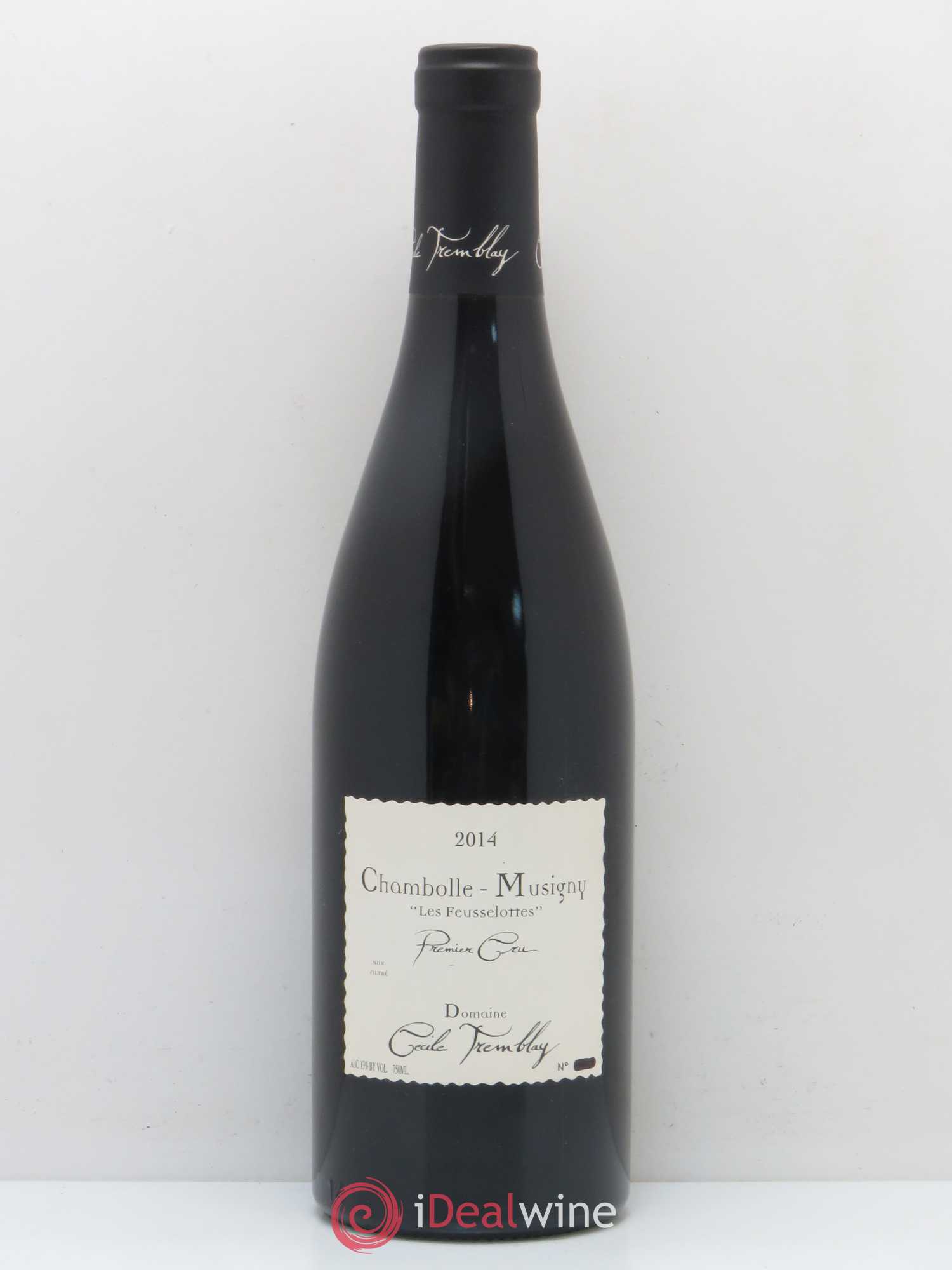 Chambolle-Musigny 1er Cru Les Feusselottes Cécile Tremblay 2014 - Lot de 1 bouteille - 0