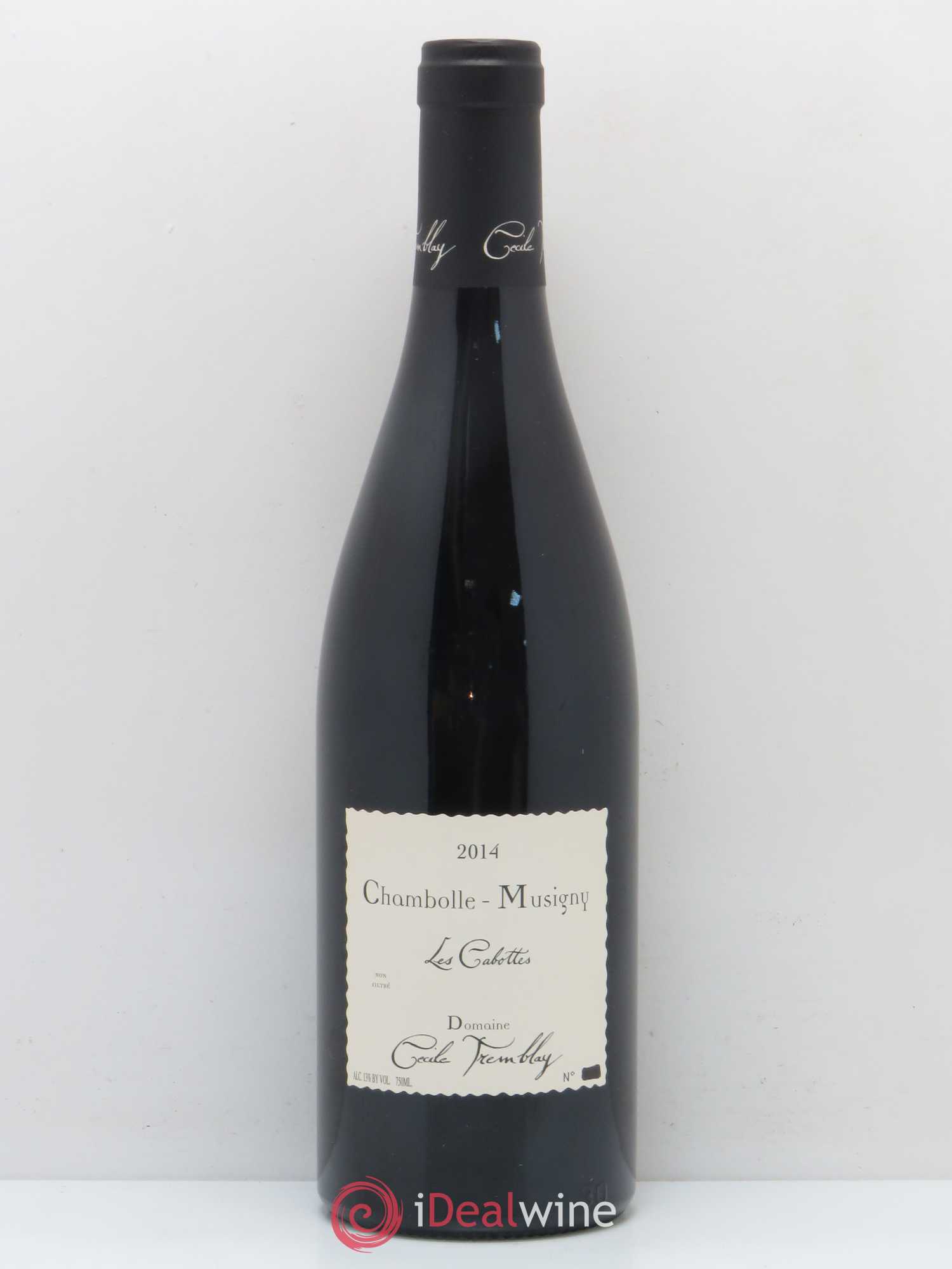 Chambolle-Musigny Les Cabottes Cécile Tremblay 2014 - Lot de 1 bouteille - 0