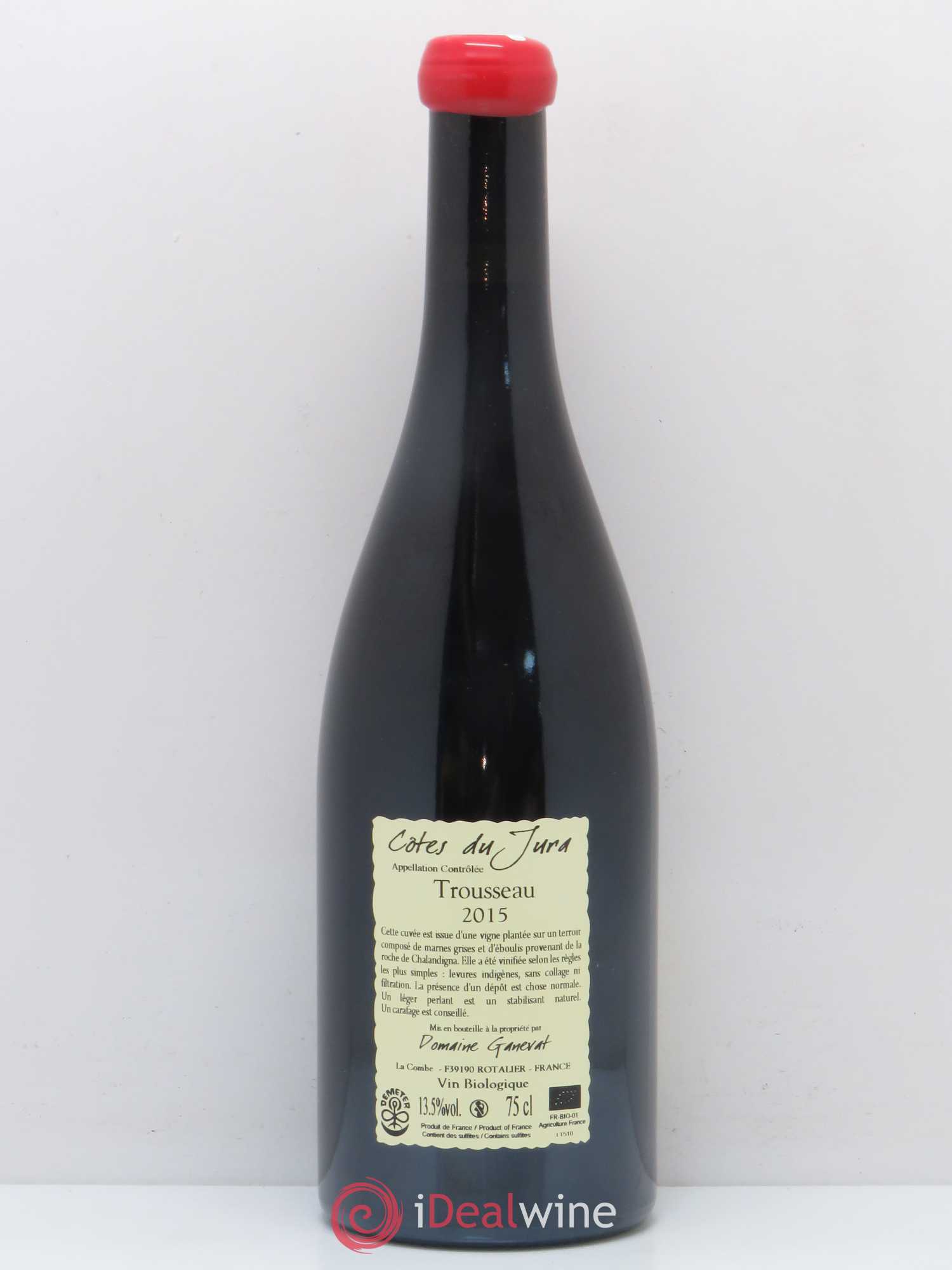 Côtes du Jura Plein Sud Jean-François Ganevat (Domaine) 2015 - Lot de 1 bouteille - 1