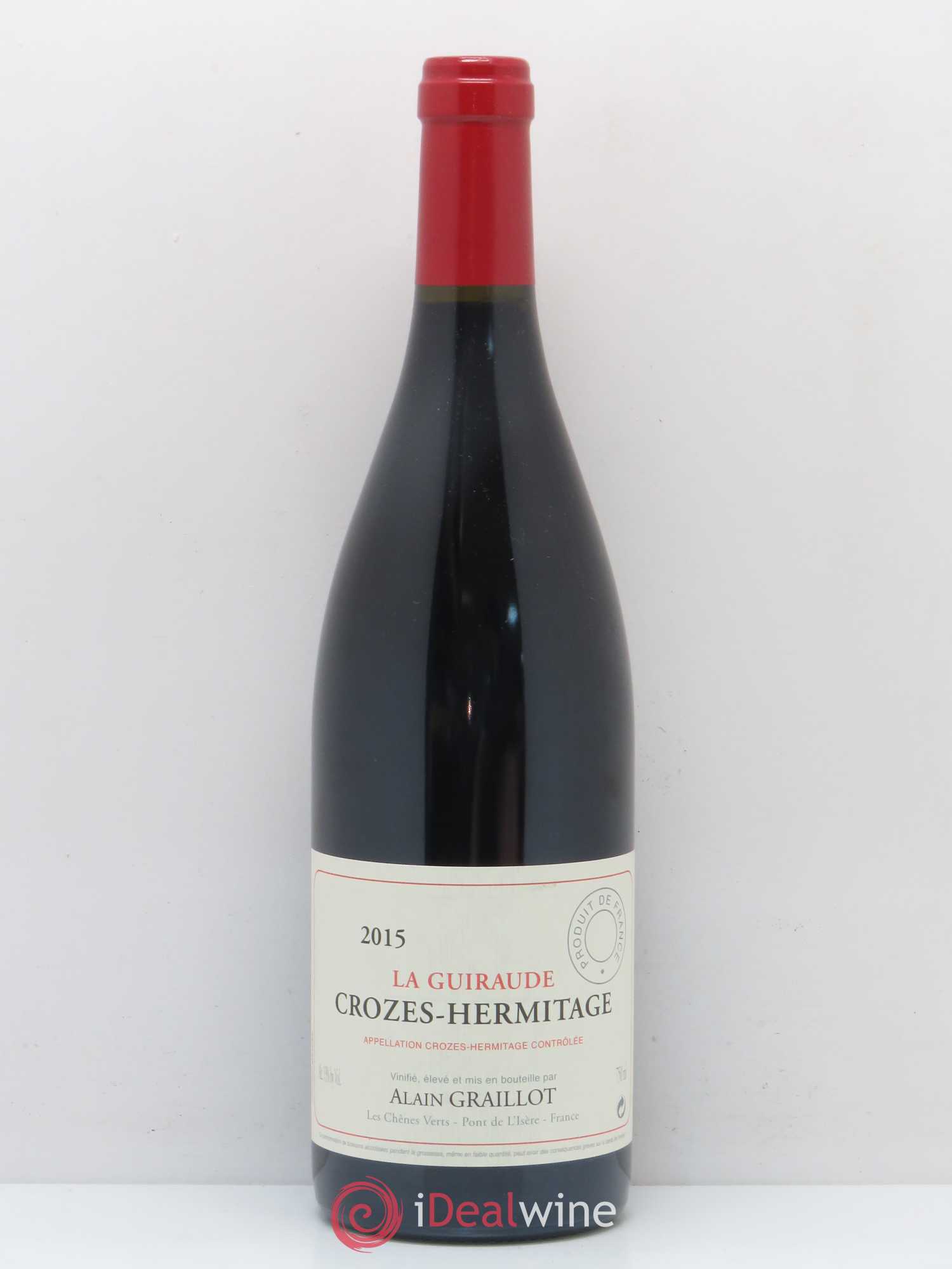 Crozes-Hermitage La Guiraude Domaine Graillot 2015 - Lot de 1 bouteille - 0