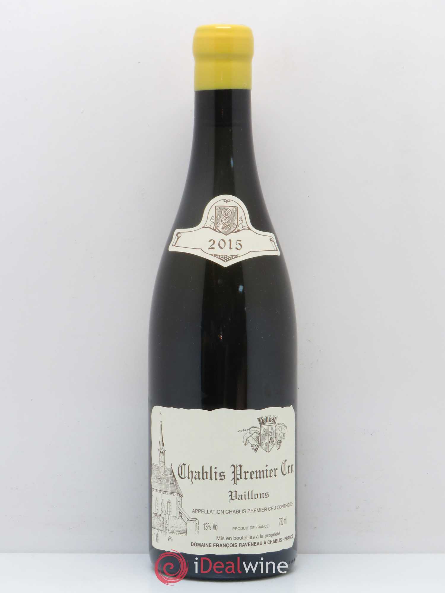 Chablis 1er Cru Vaillons Raveneau (Domaine) 2015 - Lot de 1 bouteille - 0