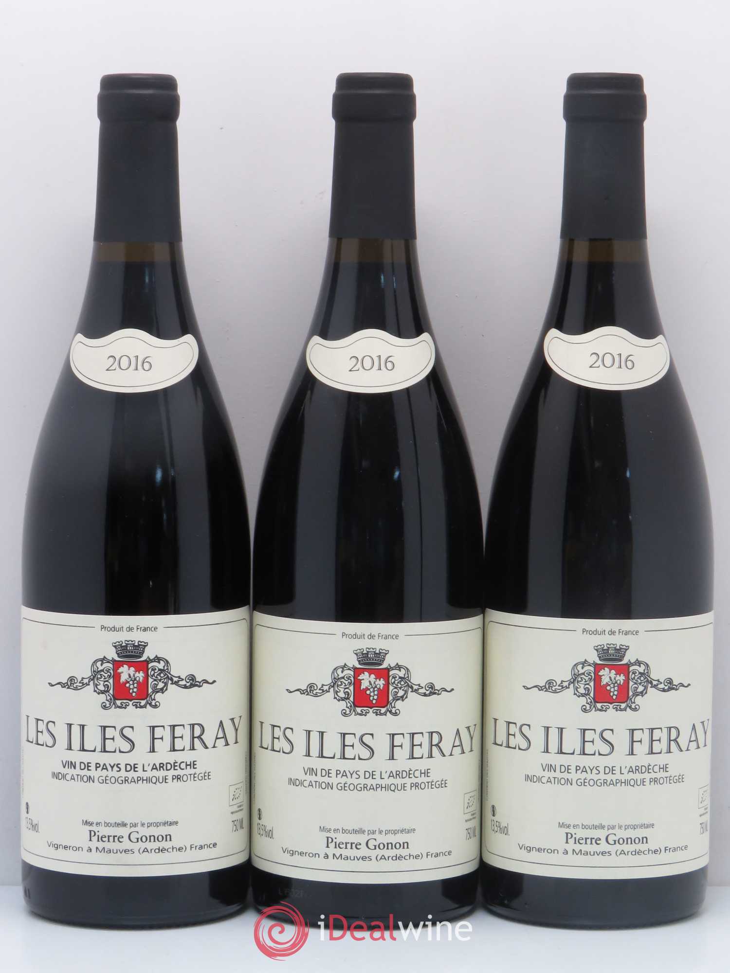 Divers Les Iles Feray Gonon 2016 - Posten von 3 Flaschen - 0