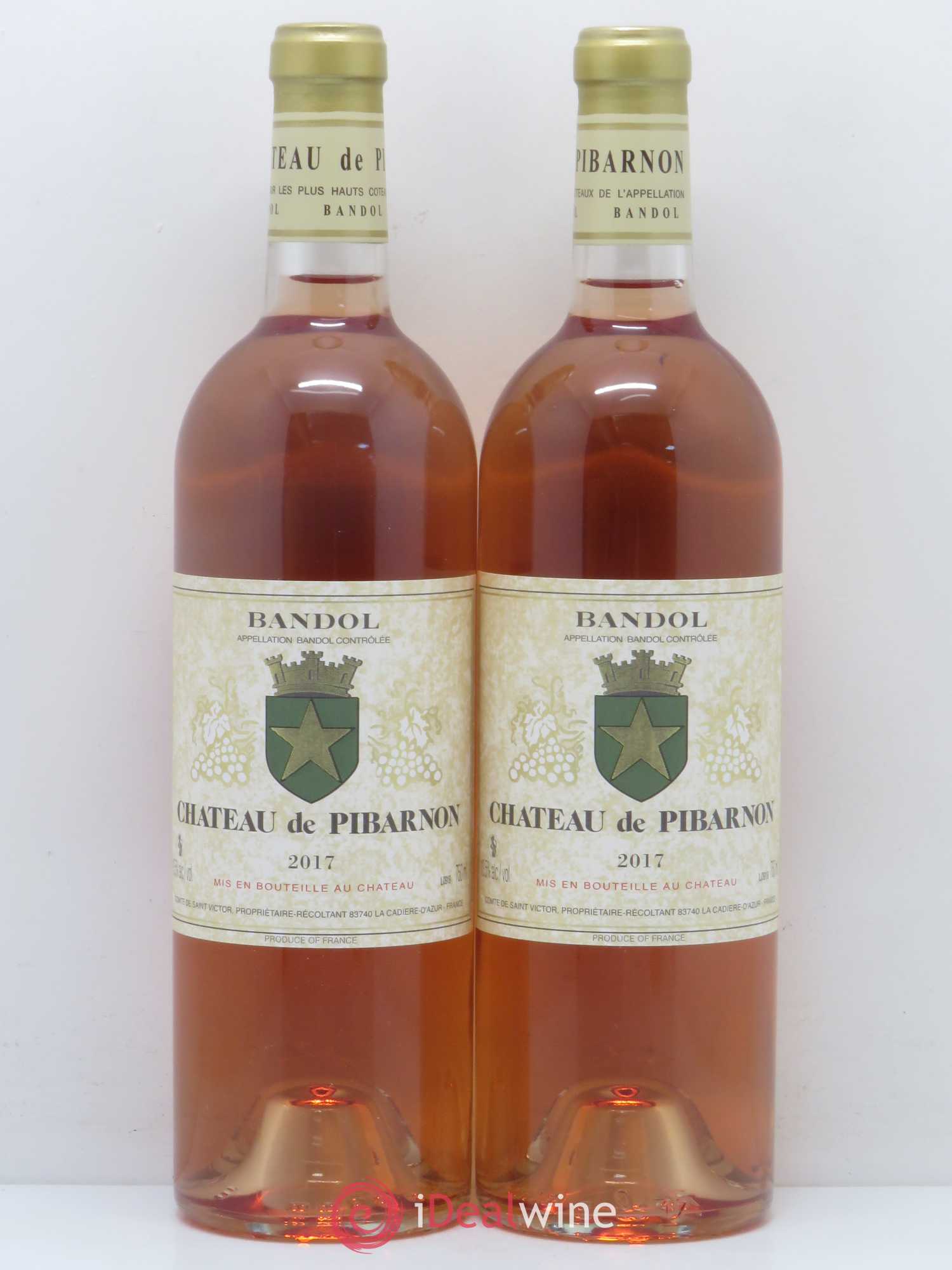 Bandol Château de Pibarnon Comte de Saint-Victor 2017 - Lot de 2 bouteilles - 0