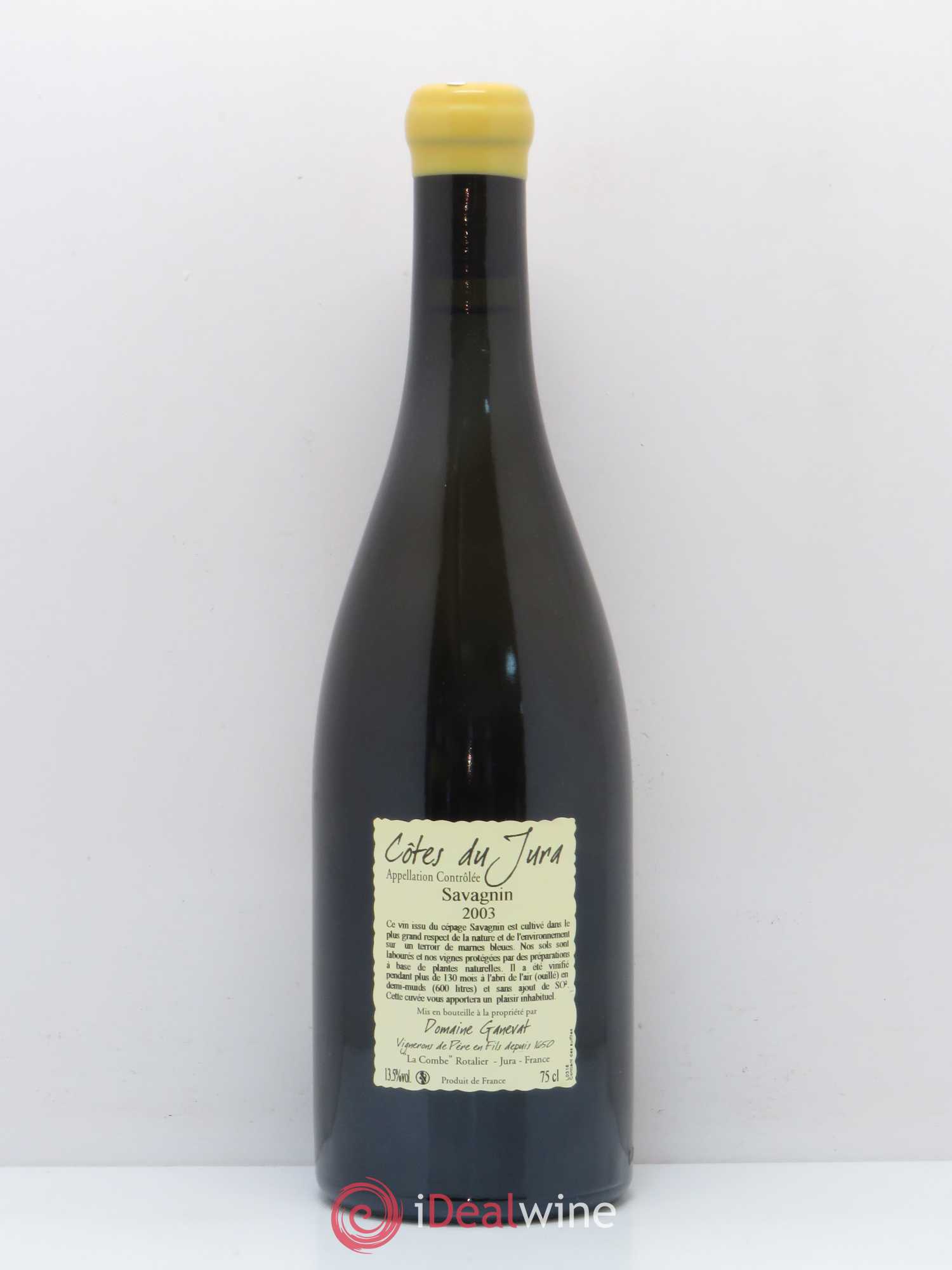 Côtes du Jura Les Vignes de mon Père Jean-François Ganevat (Domaine) 2003 - Lot de 1 bouteille - 1